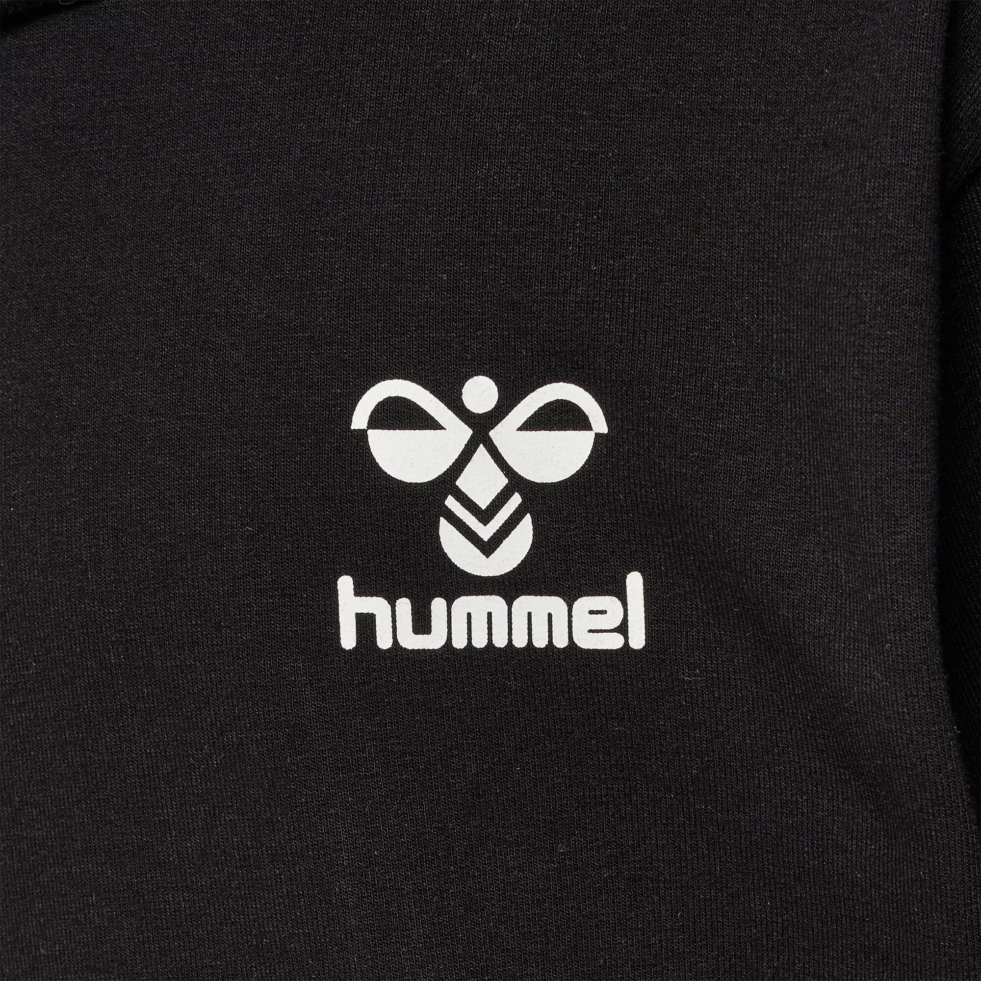 Hummel Bluză de molton 'Due' negru / alb - Pled.ro