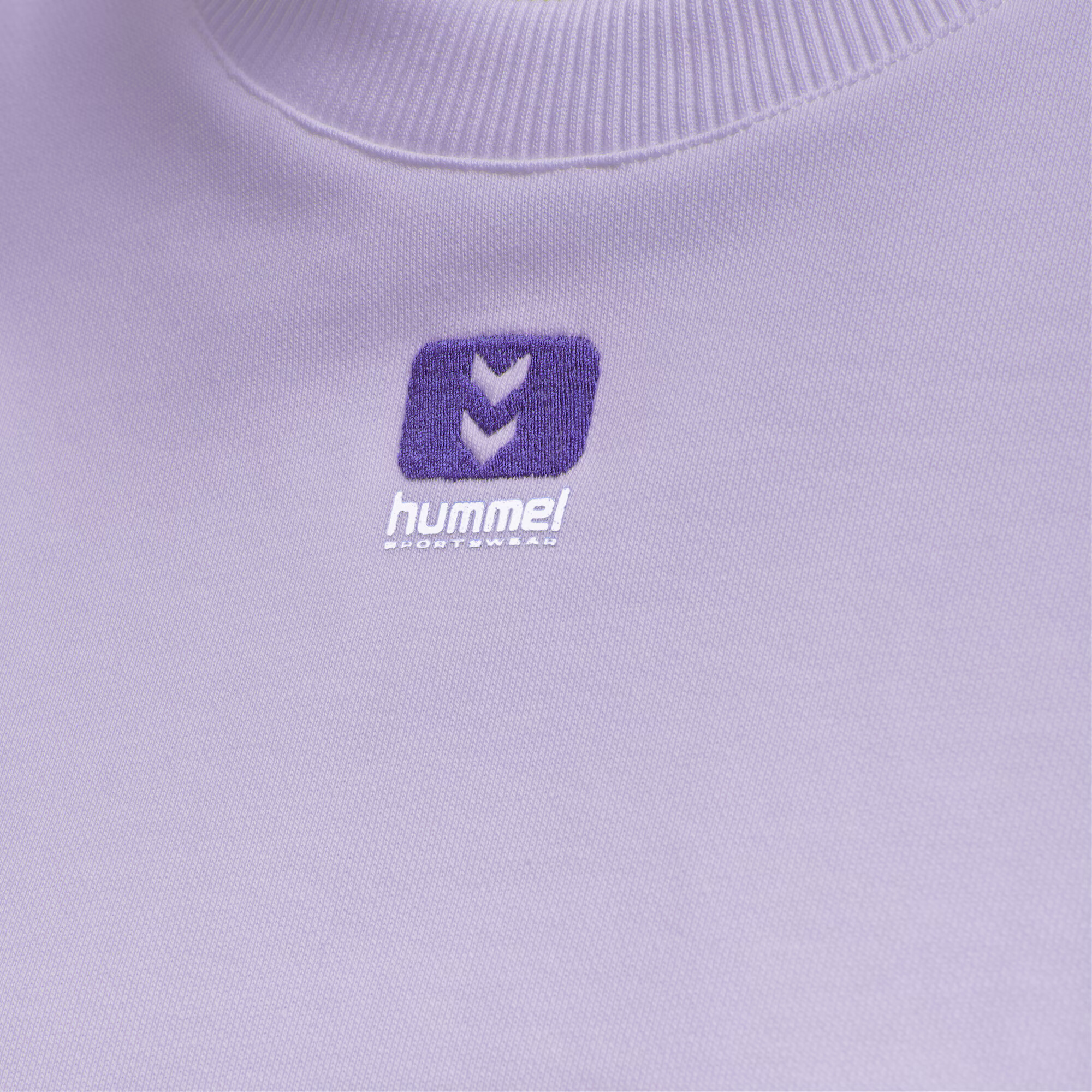 Hummel Bluză de molton 'Lula' mov pastel / alb - Pled.ro