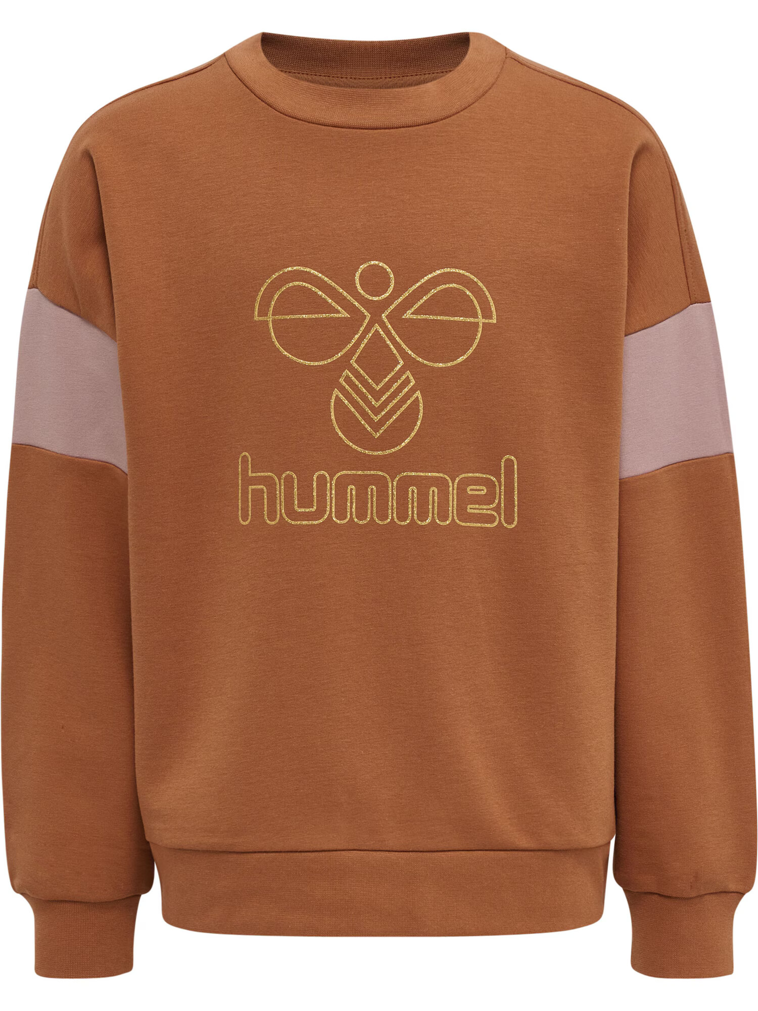 Hummel Bluză de molton maro deschis / mov pastel - Pled.ro