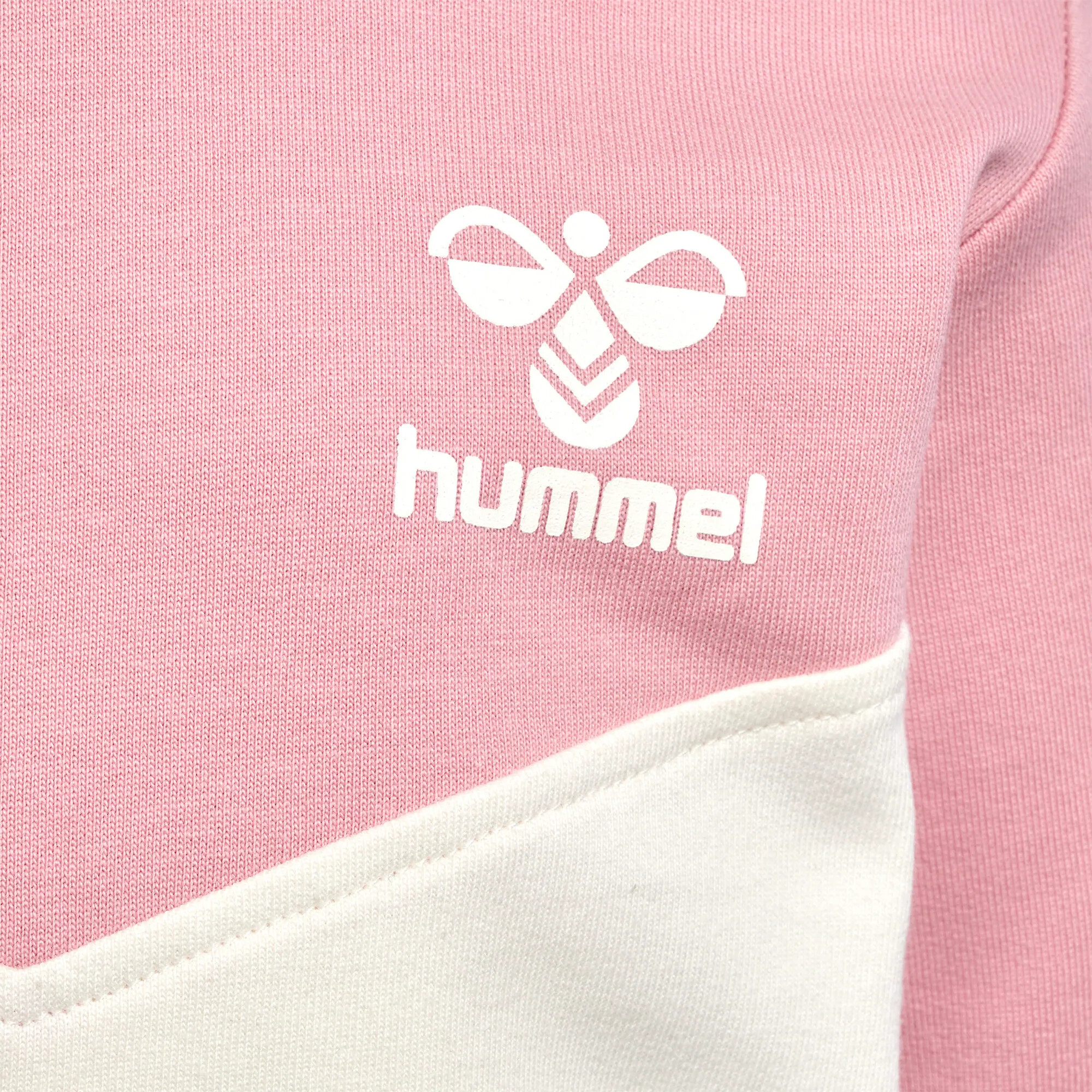 Hummel Bluză de molton 'Skye' gri / rosé / alb lână - Pled.ro