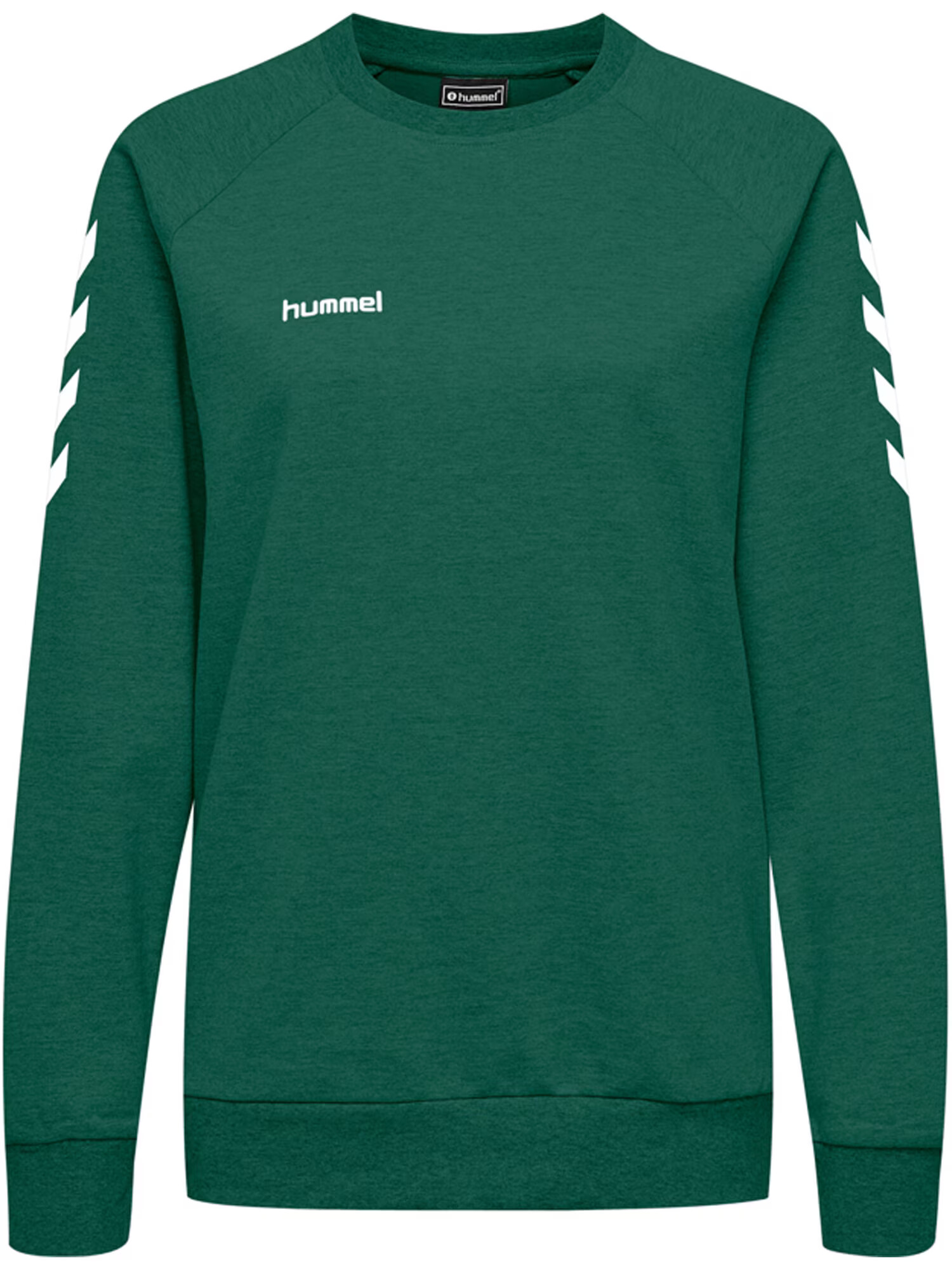 Hummel Hanorac sport verde închis / alb - Pled.ro