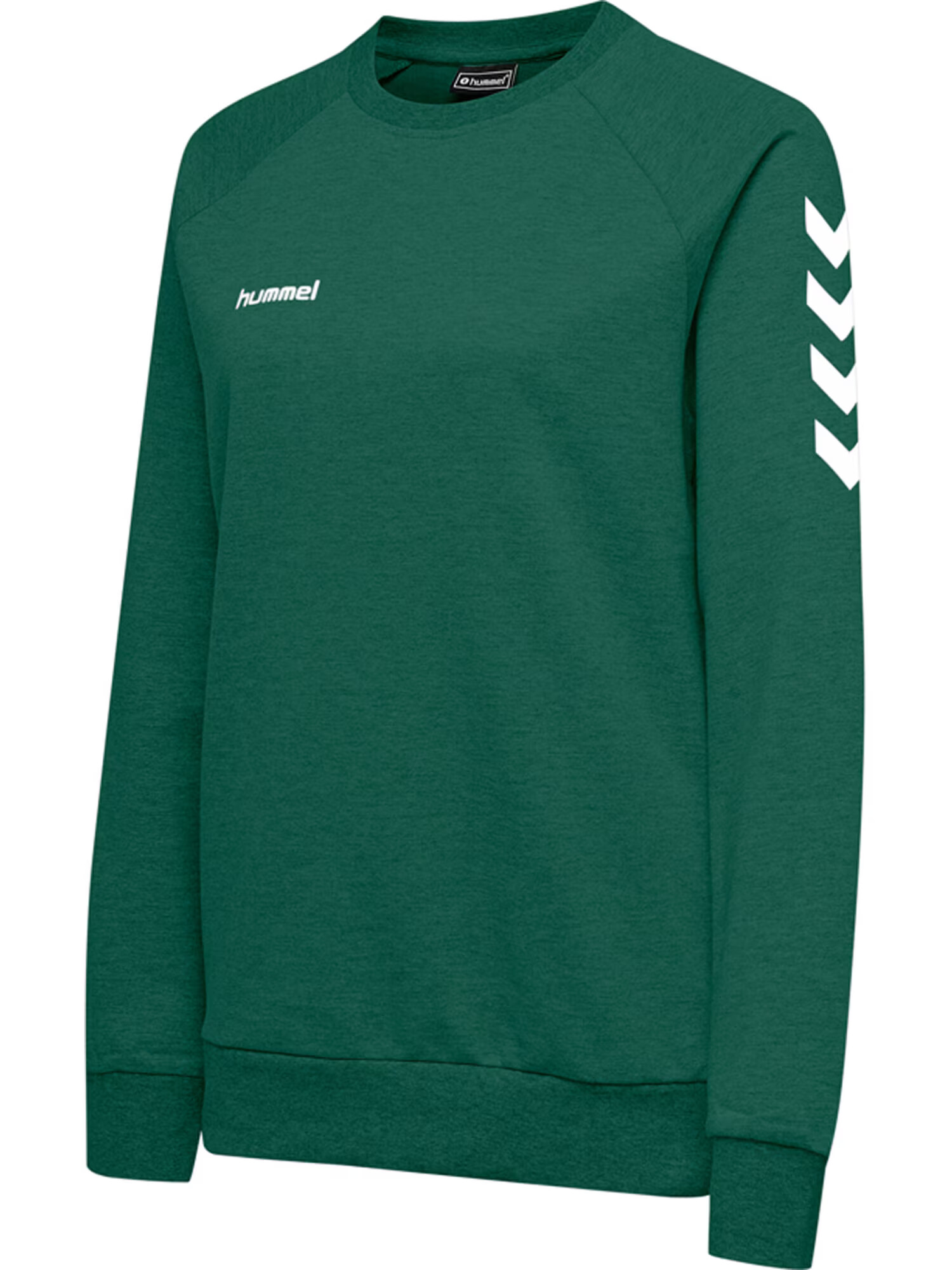 Hummel Hanorac sport verde închis / alb - Pled.ro