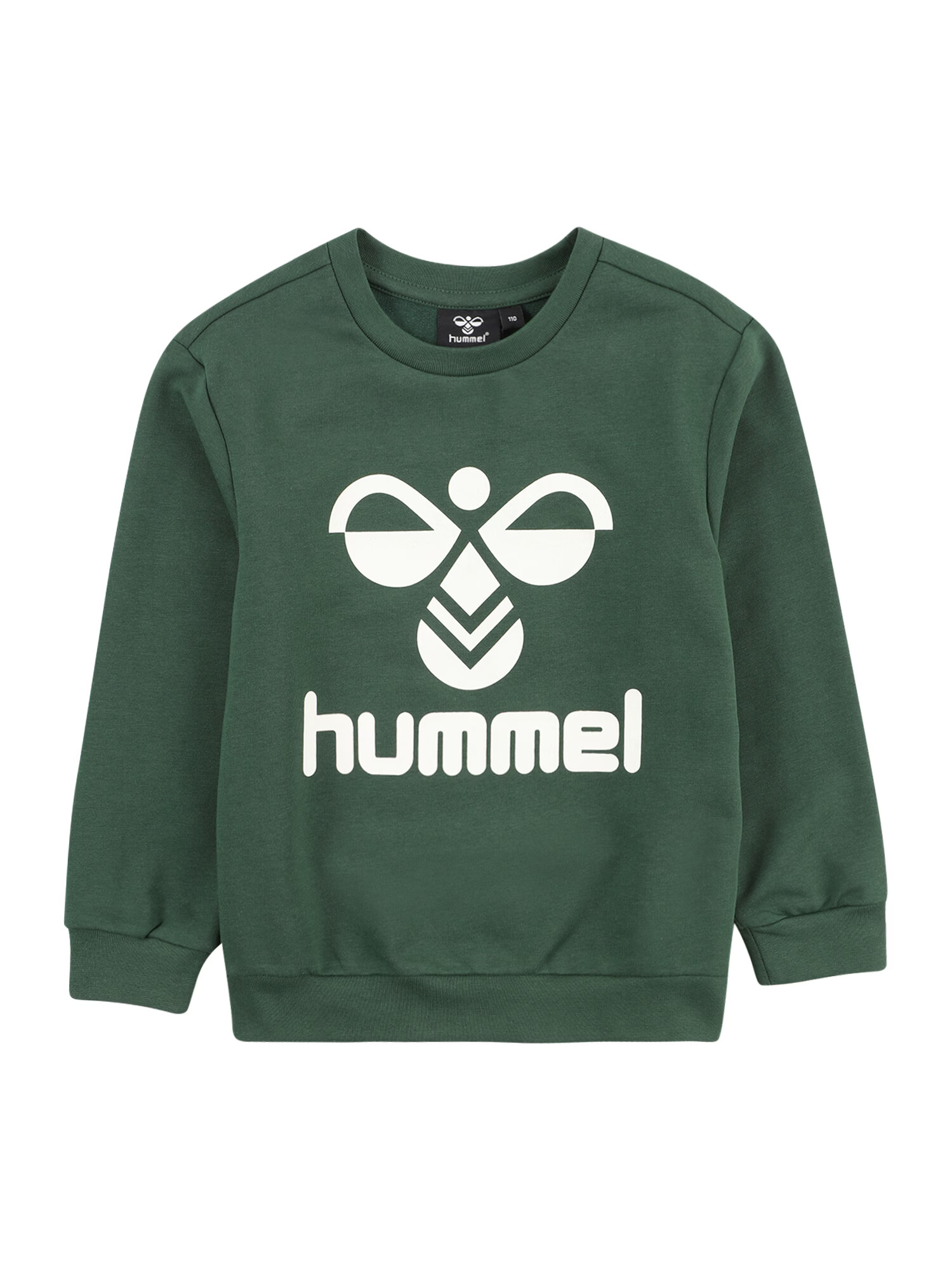 Hummel Bluză de molton 'Dos' verde pin / alb - Pled.ro