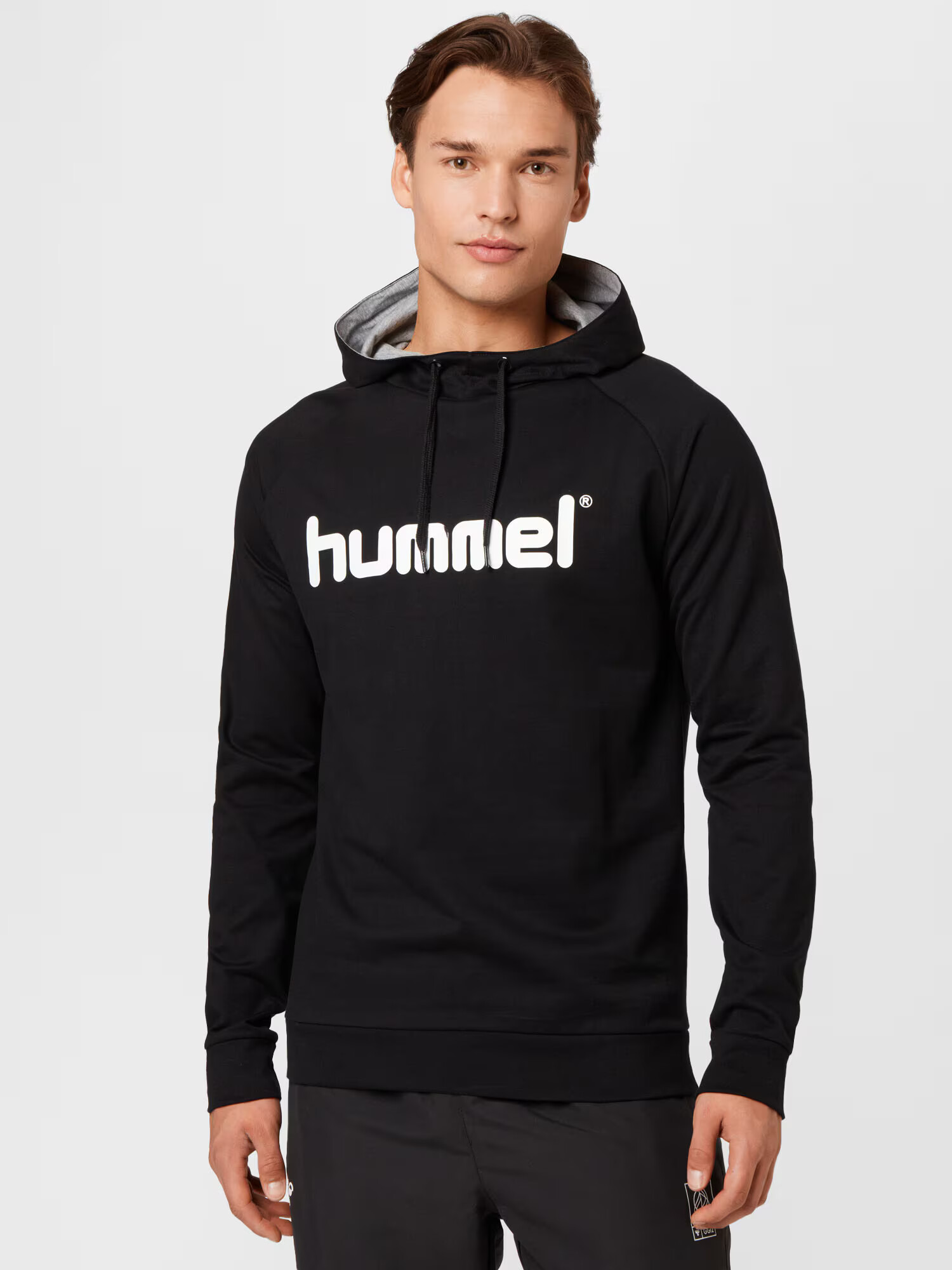 Hummel Hanorac sport gri amestecat / negru / alb - Pled.ro