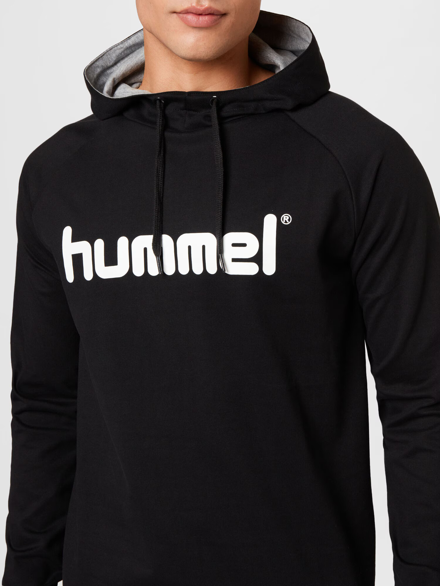 Hummel Hanorac sport gri amestecat / negru / alb - Pled.ro