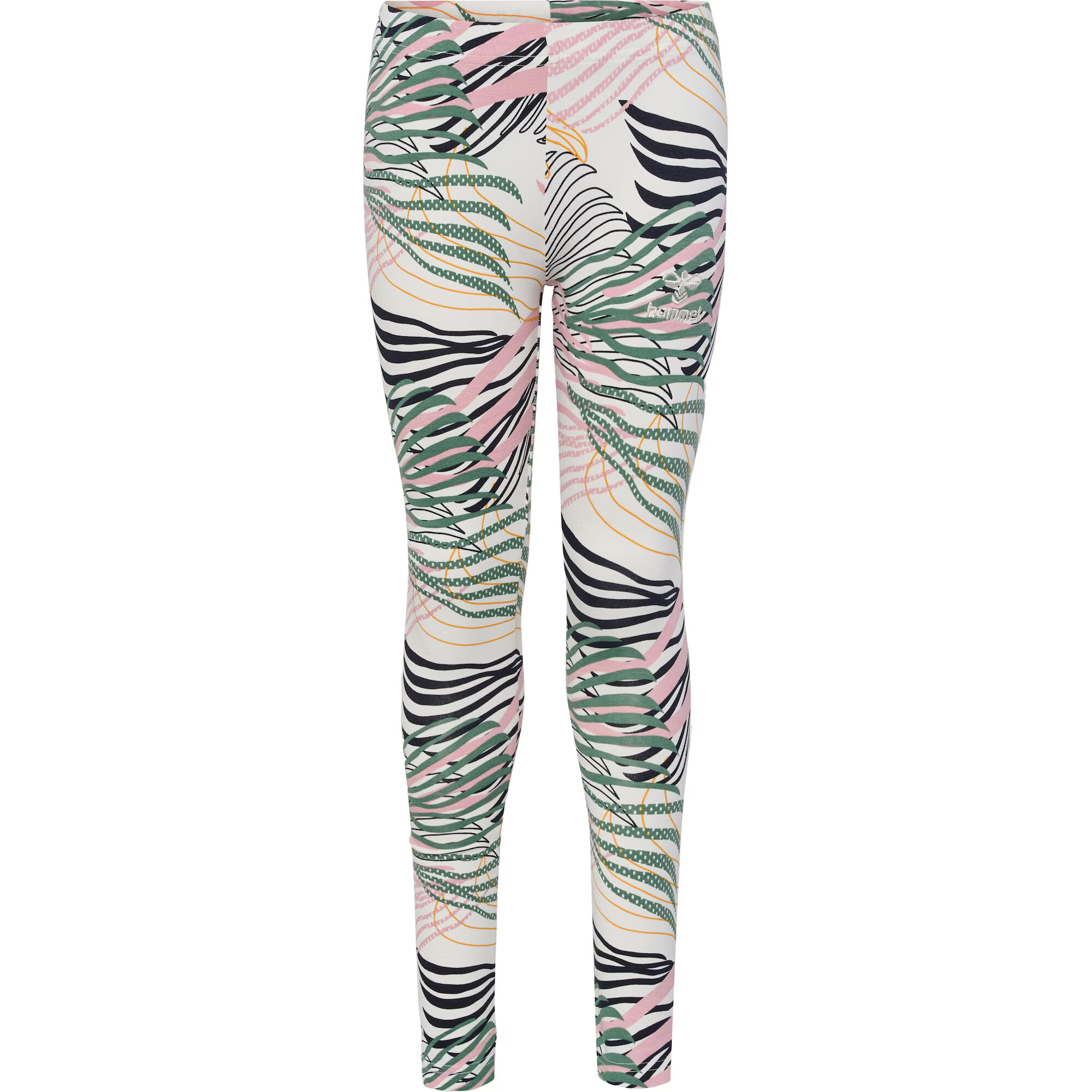 Hummel Leggings 'Alice' verde închis / roz deschis / negru / alb - Pled.ro