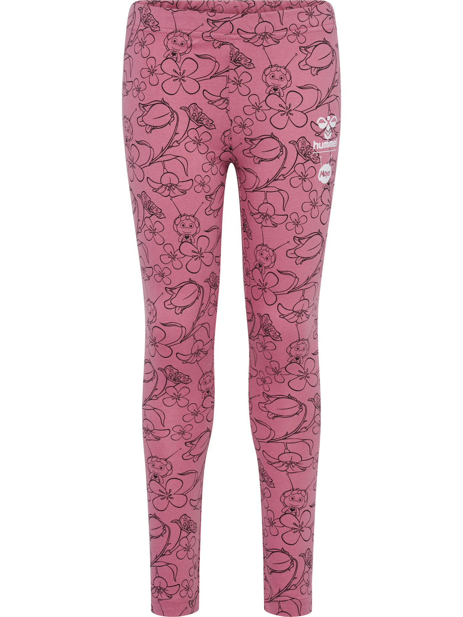 Hummel Leggings 'Maya' rosé / negru / alb - Pled.ro