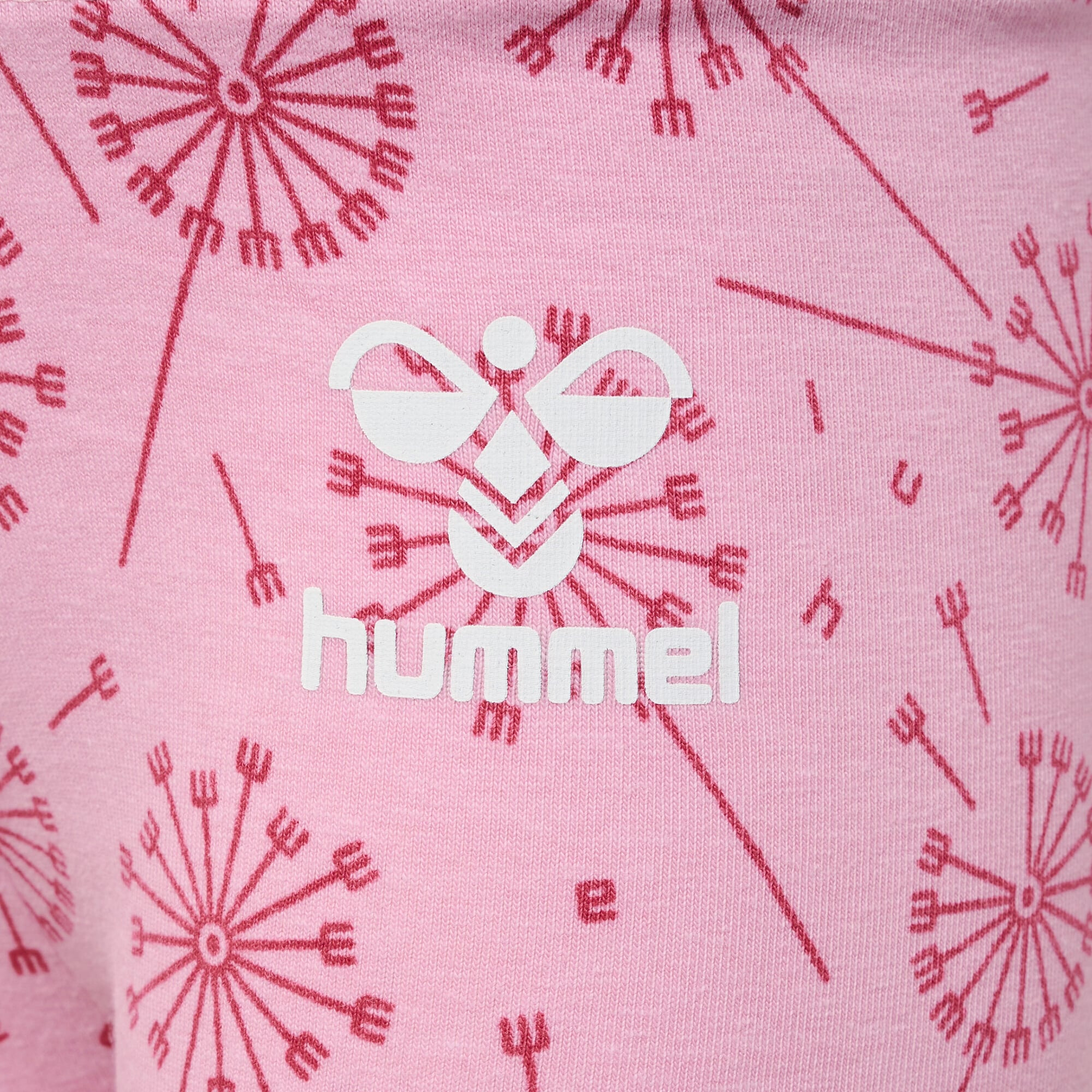 Hummel Leggings 'Quinna' magenta / roz deschis / alb - Pled.ro