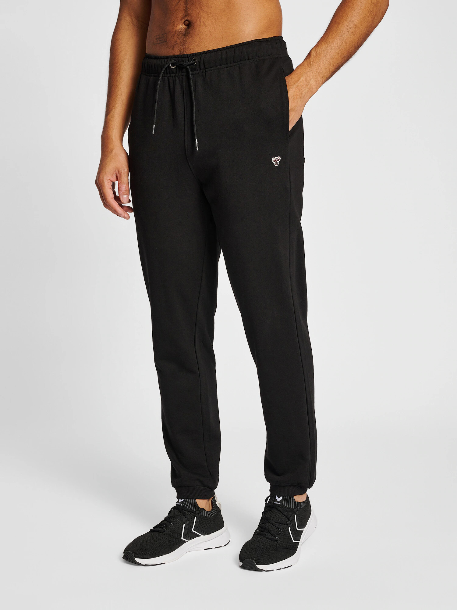 Hummel Pantaloni 'Fred' bej / maro / negru - Pled.ro