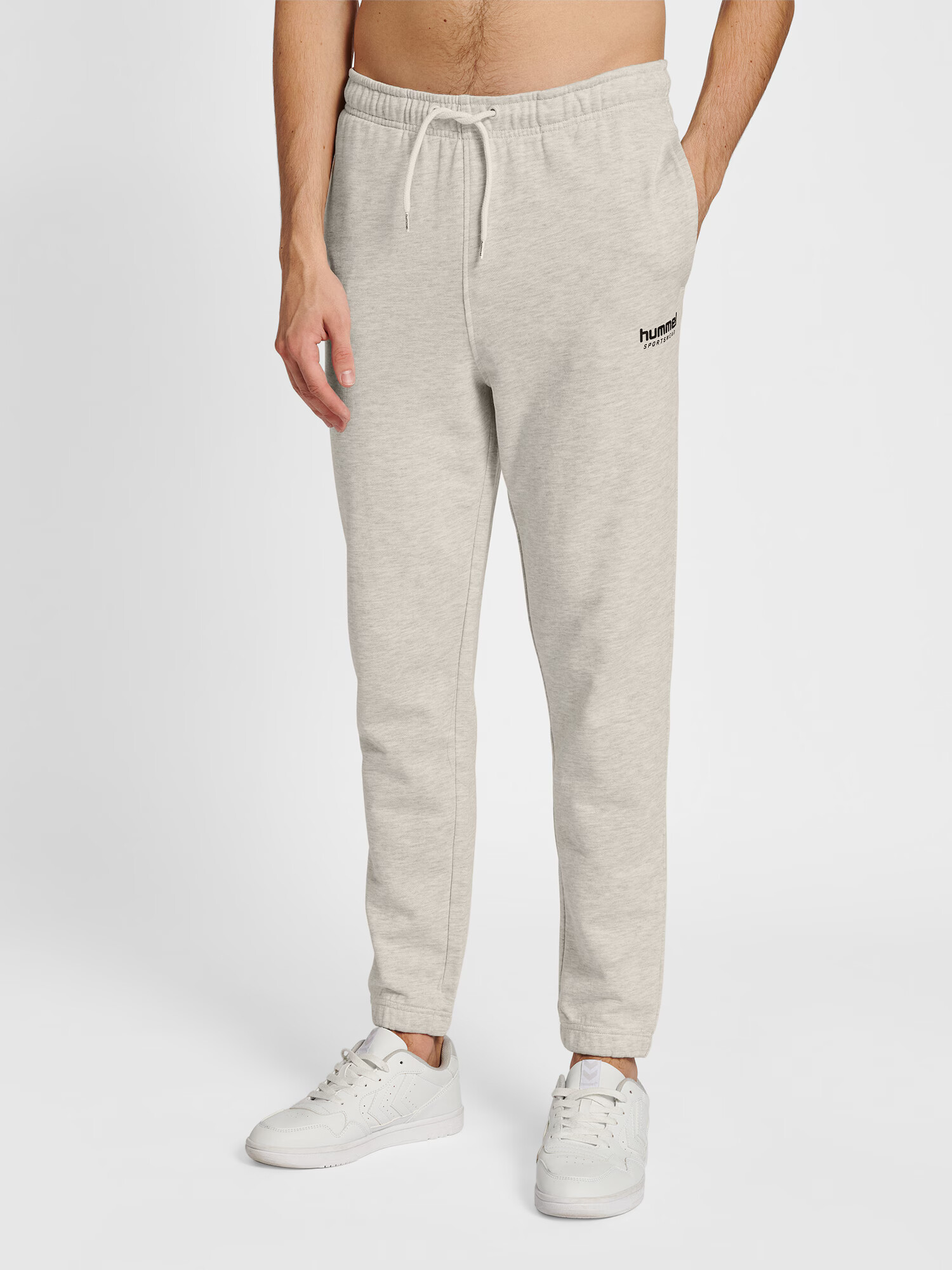 Hummel Pantaloni 'Gabe' negru / alb coajă de ou - Pled.ro