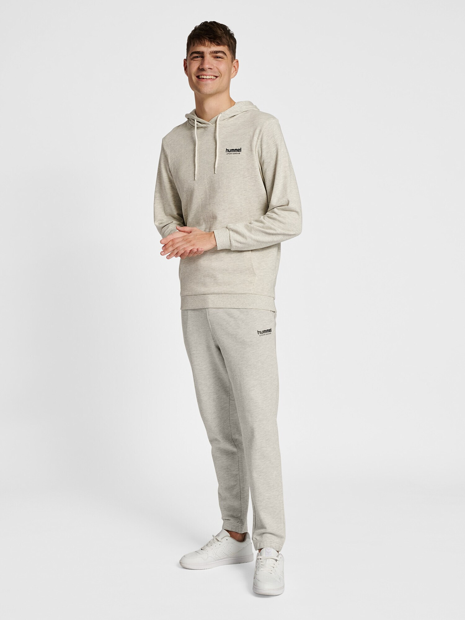 Hummel Pantaloni 'Gabe' negru / alb coajă de ou - Pled.ro