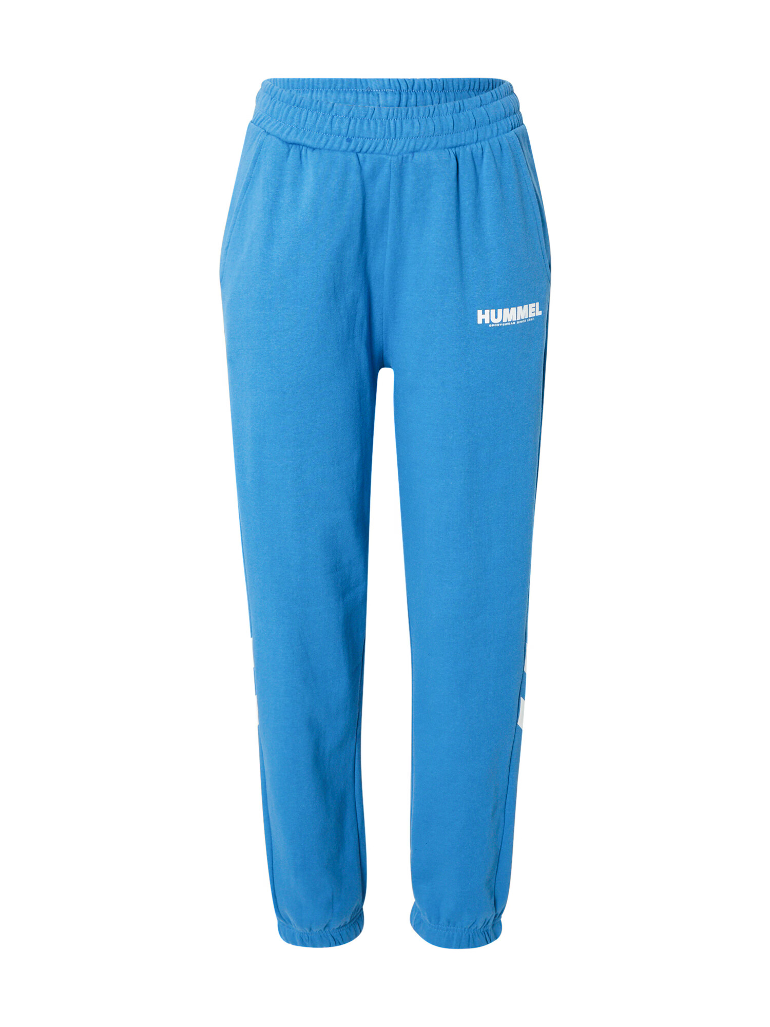 Hummel Pantaloni sport albastru închis / alb - Pled.ro