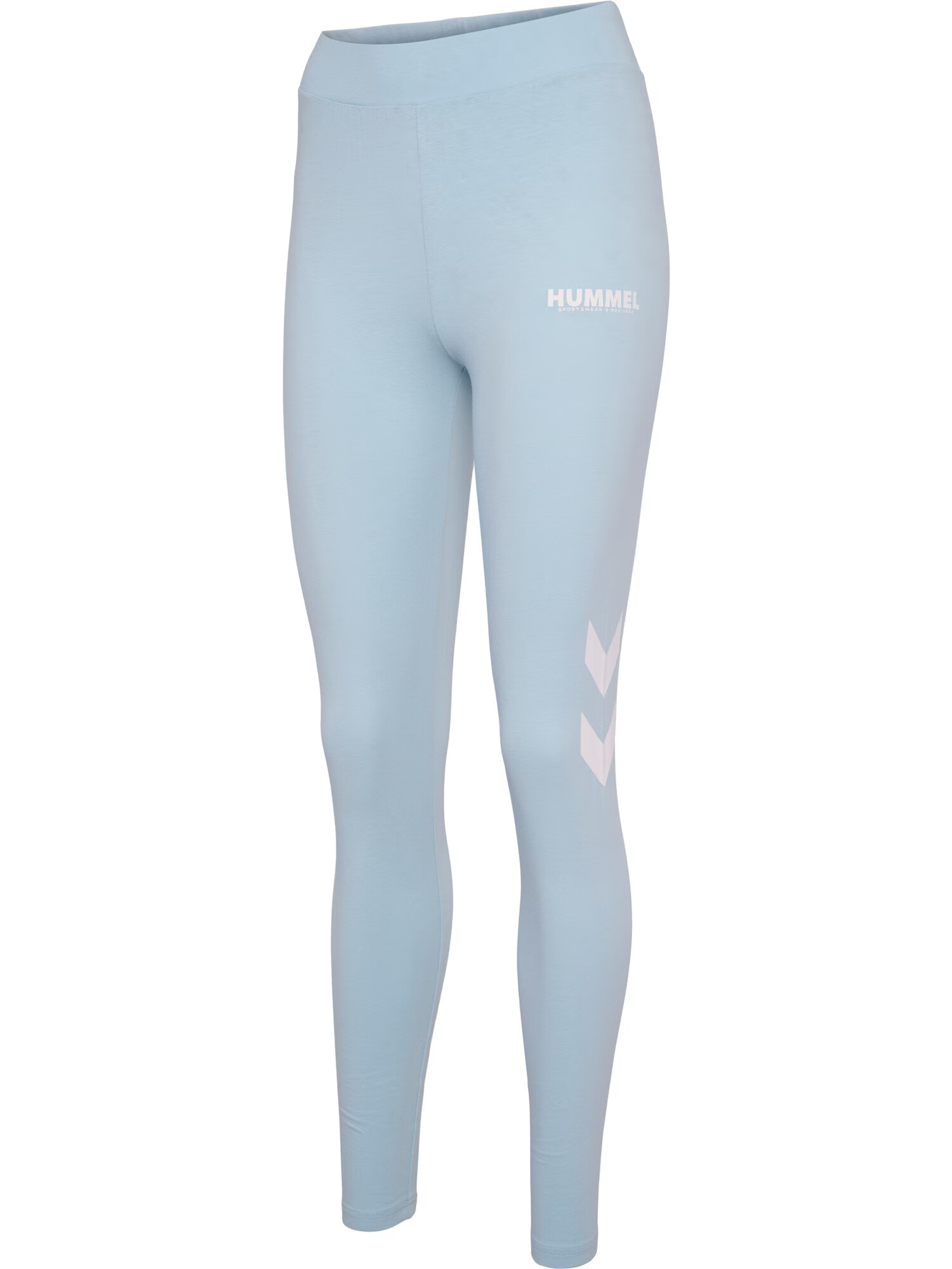 Hummel Pantaloni sport albastru pastel / alb - Pled.ro