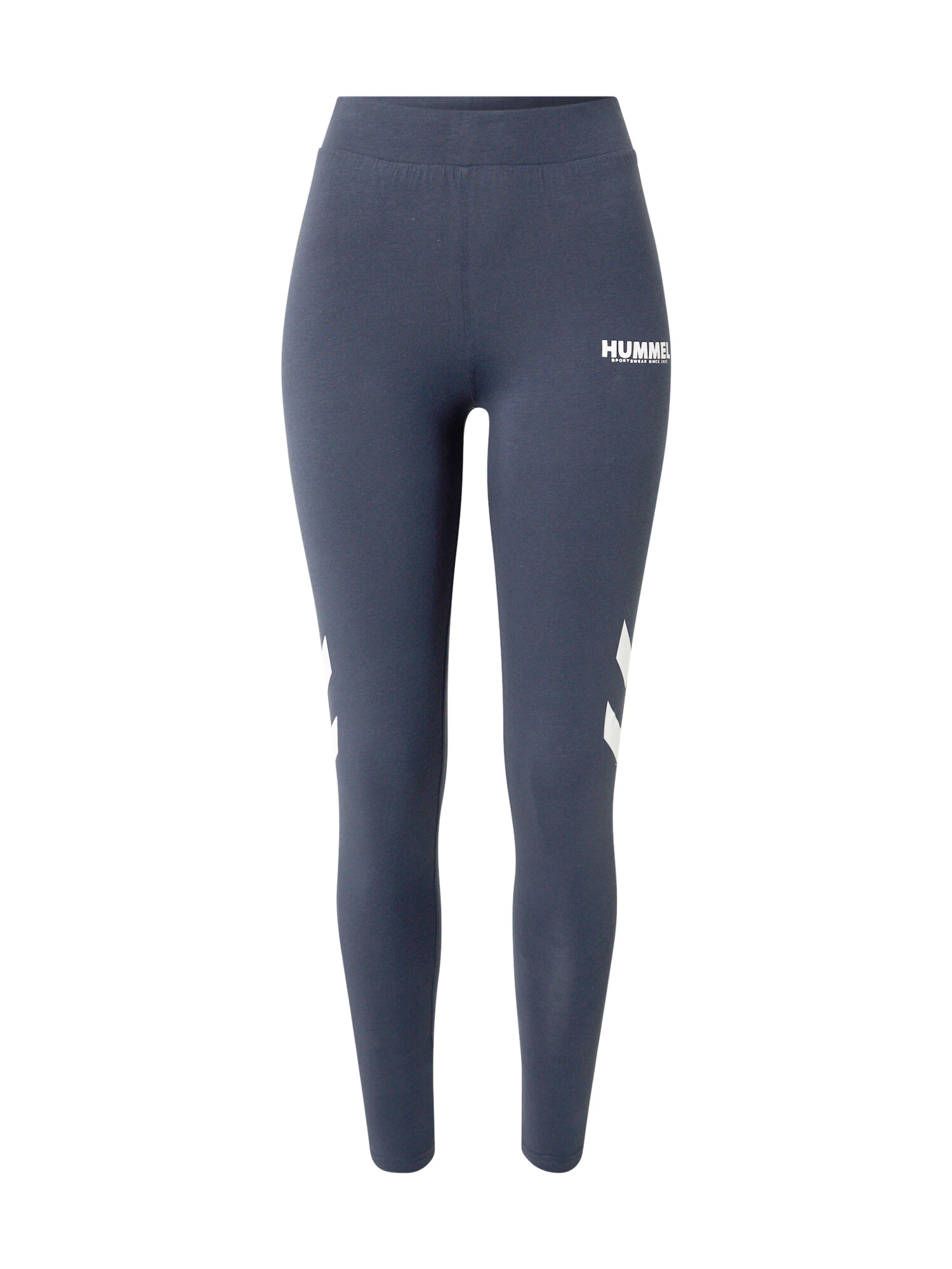 Hummel Pantaloni sport albastru porumbel / alb - Pled.ro