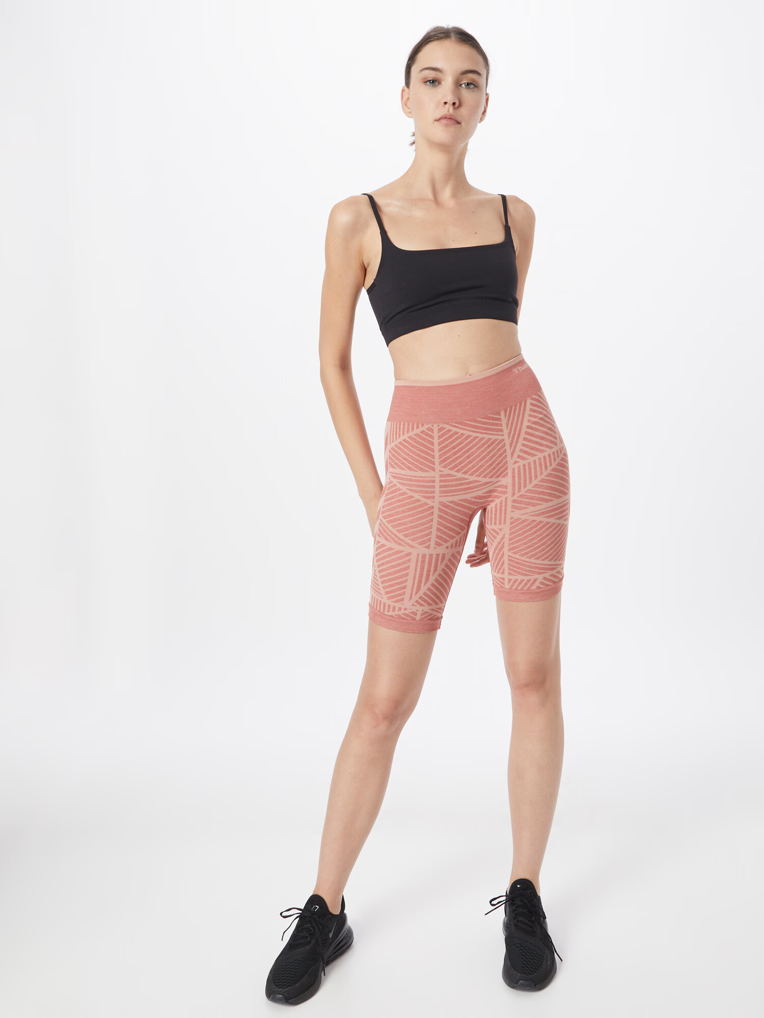 Hummel Pantaloni sport bej / rosé - Pled.ro