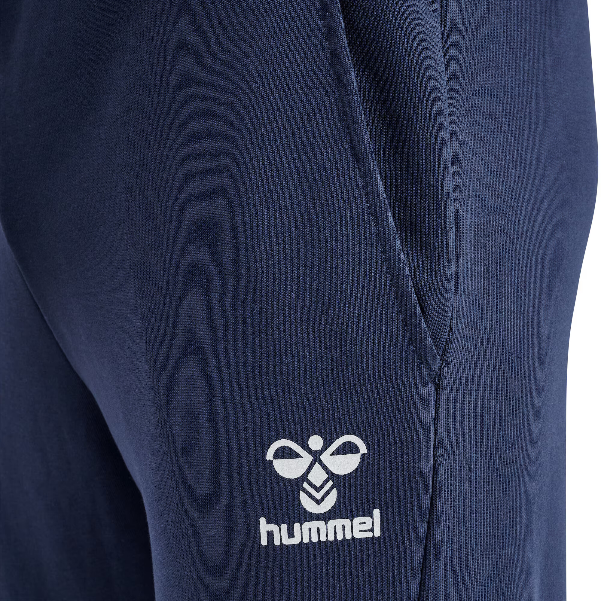 Hummel Pantaloni sport bleumarin / alb - Pled.ro