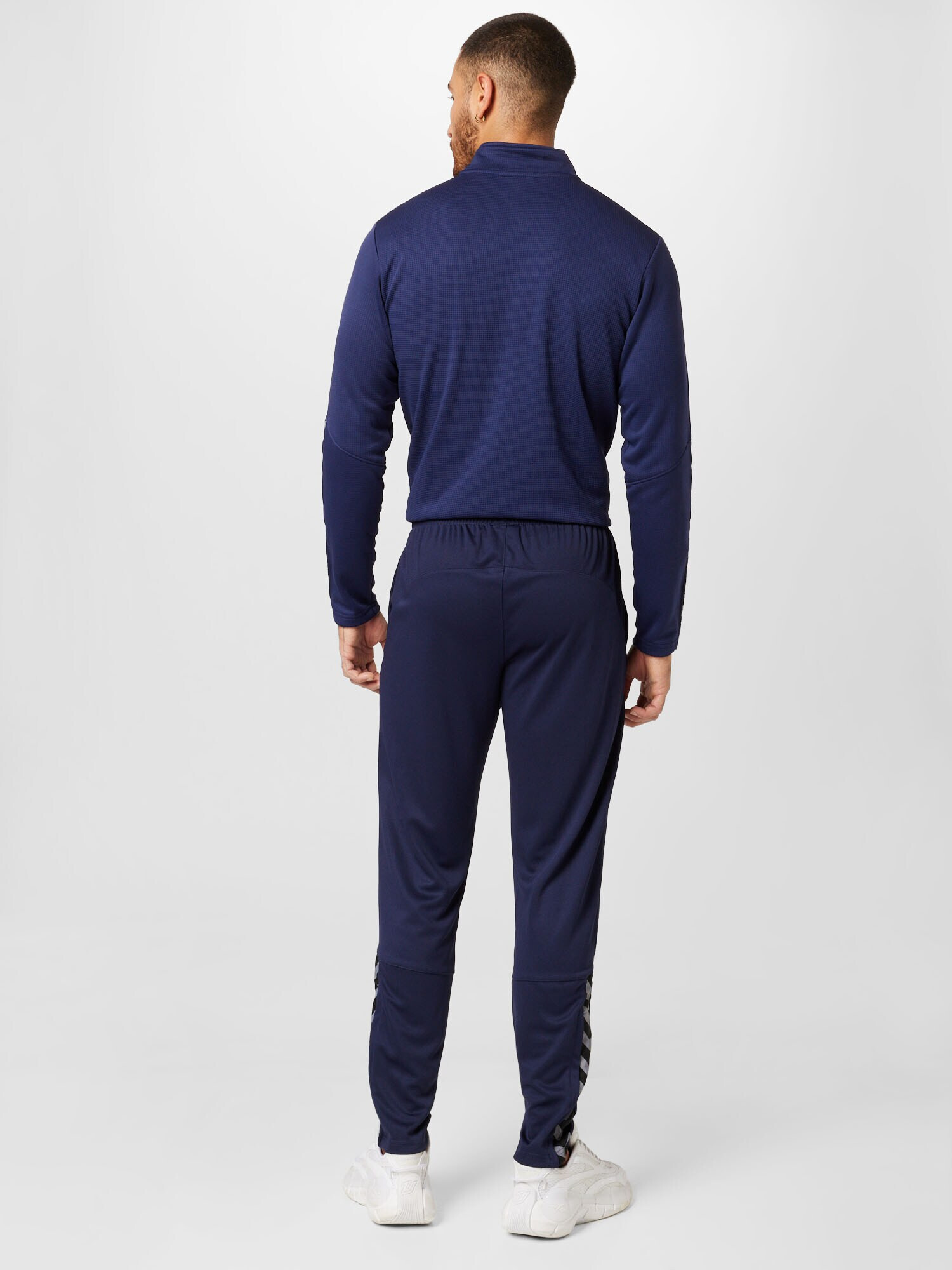 Hummel Pantaloni sport bleumarin / gri / alb - Pled.ro