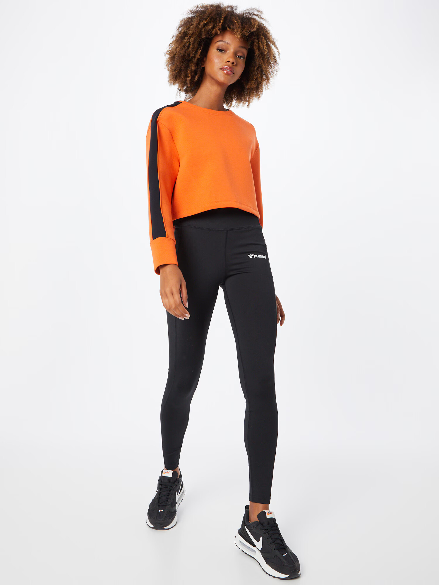 Hummel Pantaloni sport 'Chipo' negru / alb - Pled.ro