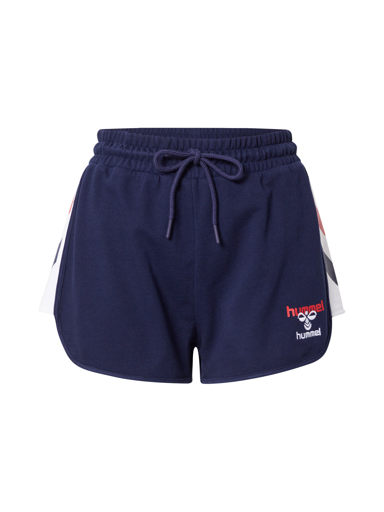 Hummel Pantaloni sport 'Durban' albastru închis / roșu / alb - Pled.ro