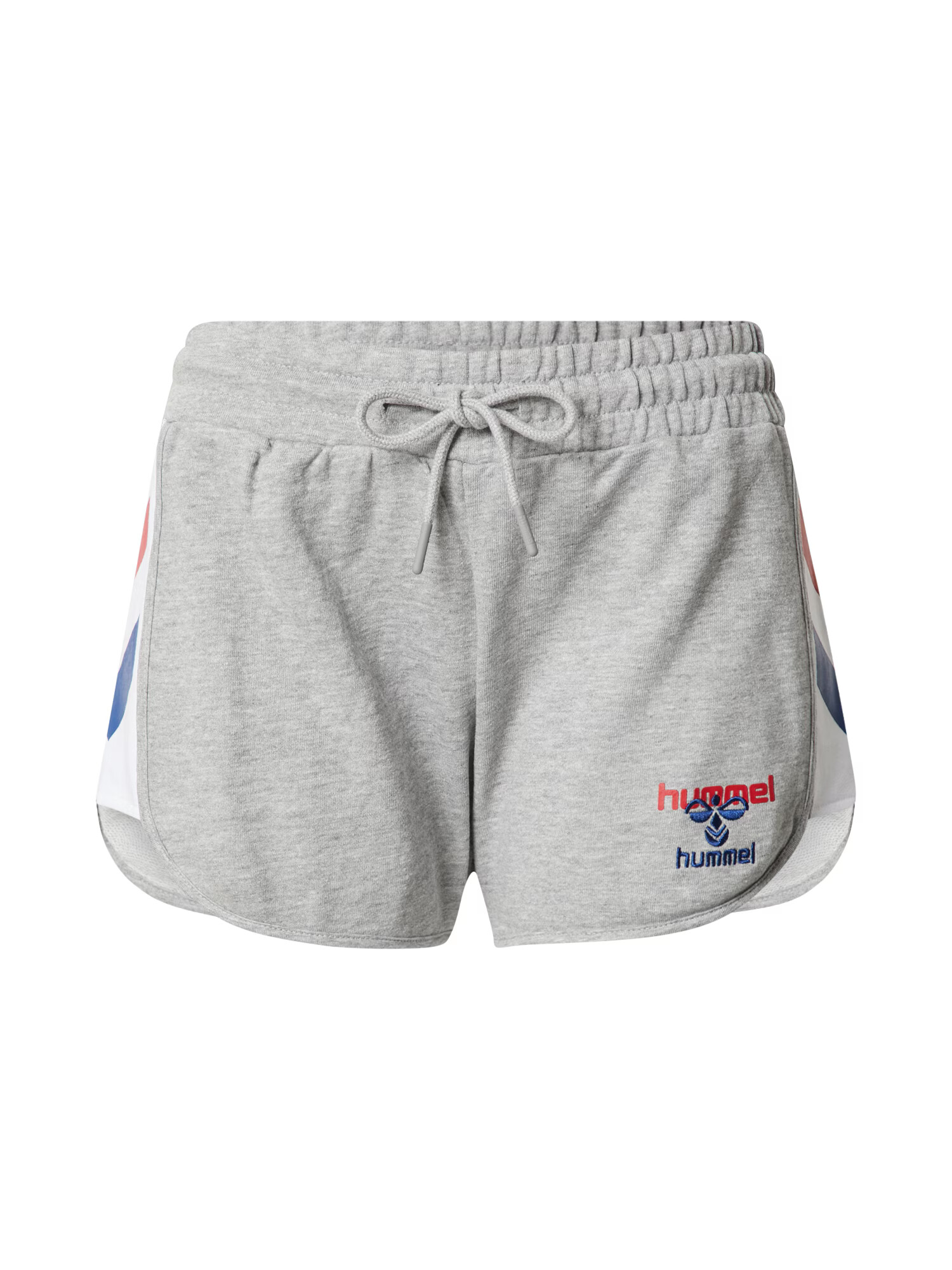 Hummel Pantaloni sport 'Durban' bleumarin / gri amestecat / roșu / alb - Pled.ro