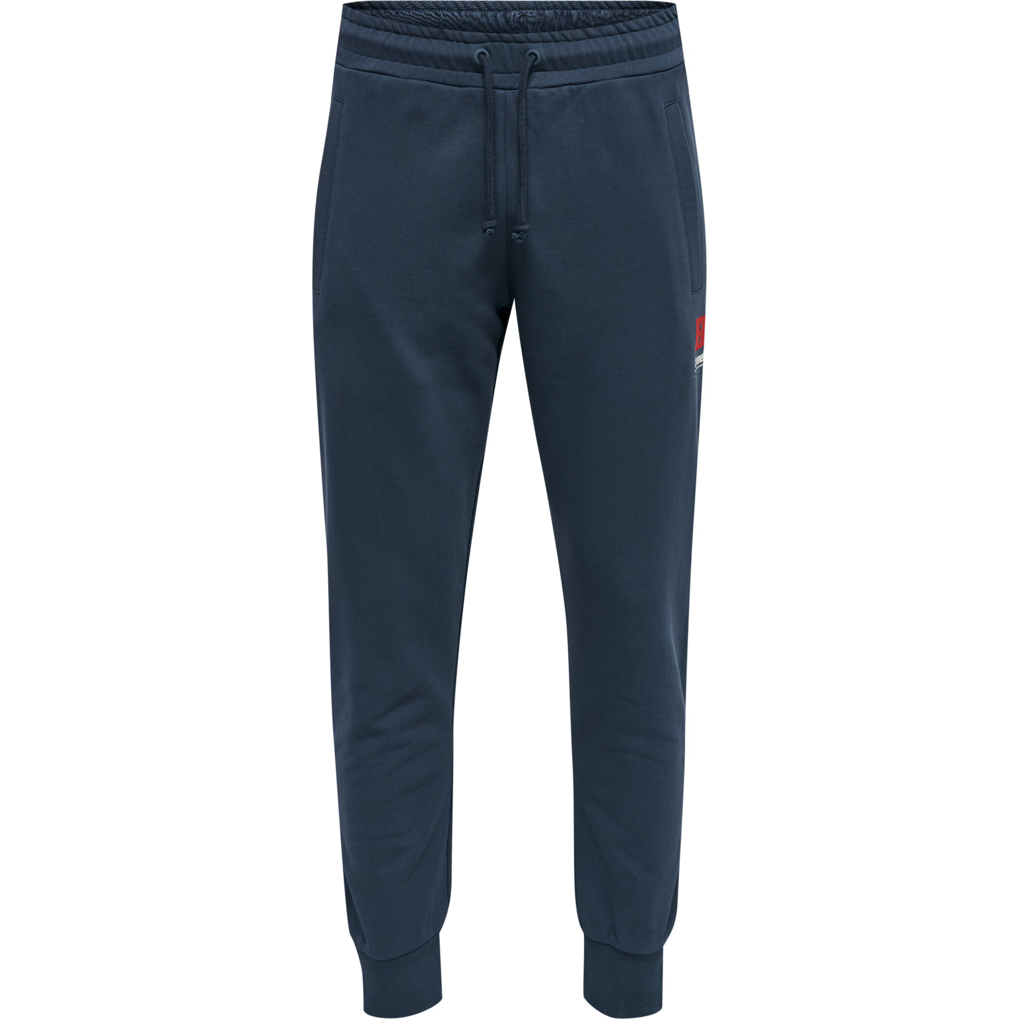 Hummel Pantaloni sport 'Graham' albastru noapte / roșu / alb - Pled.ro