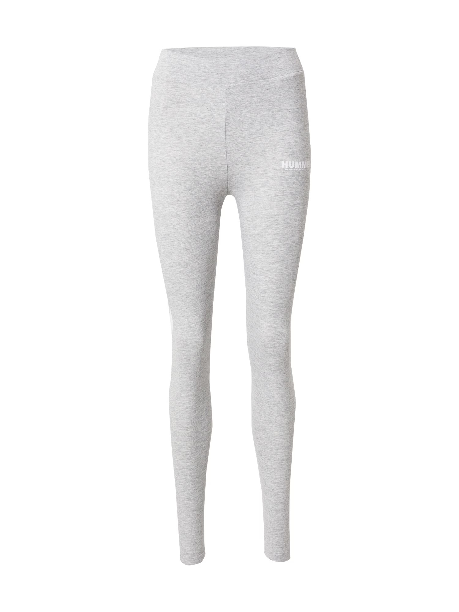 Hummel Pantaloni sport gri amestecat / alb - Pled.ro