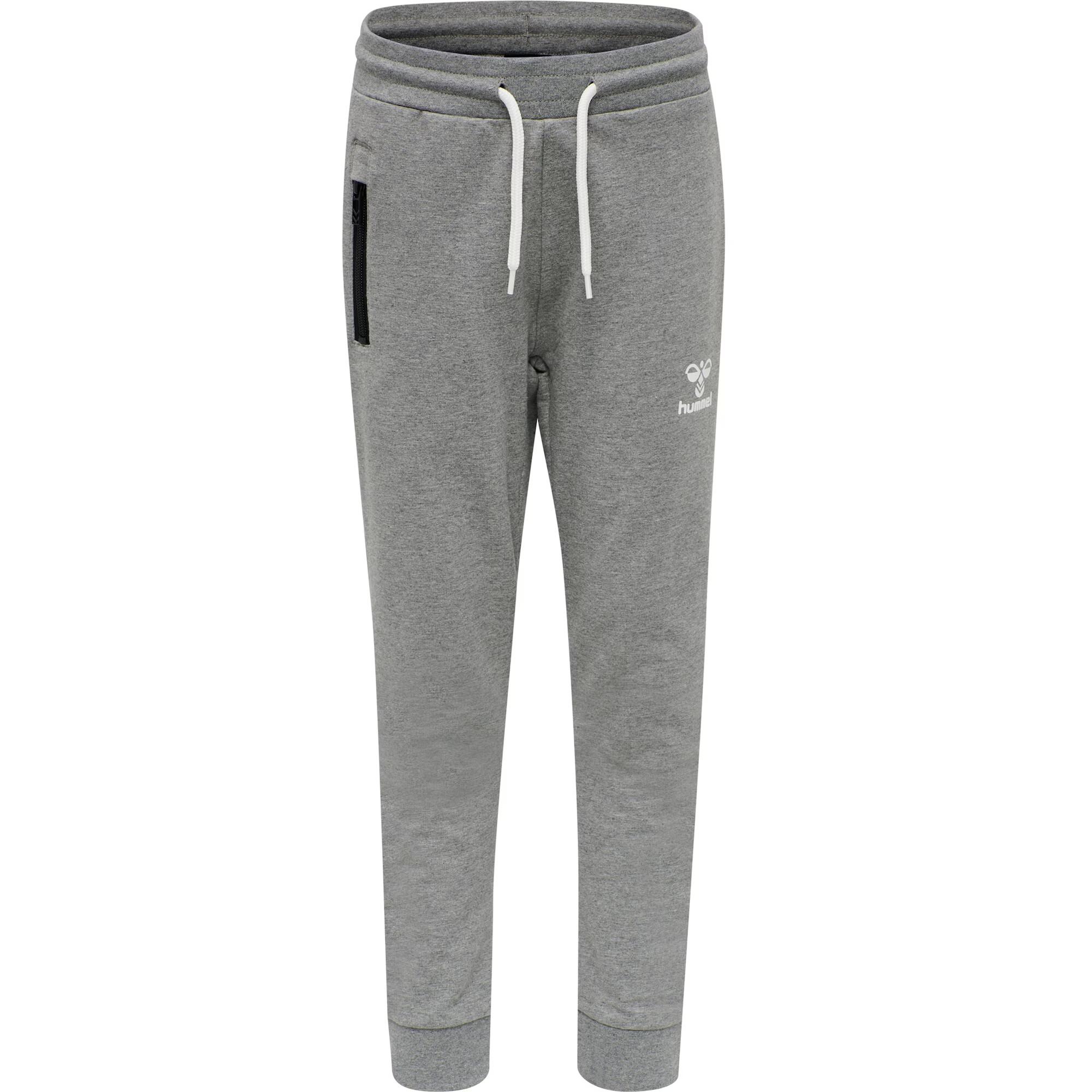 Hummel Pantaloni gri amestecat / alb - Pled.ro