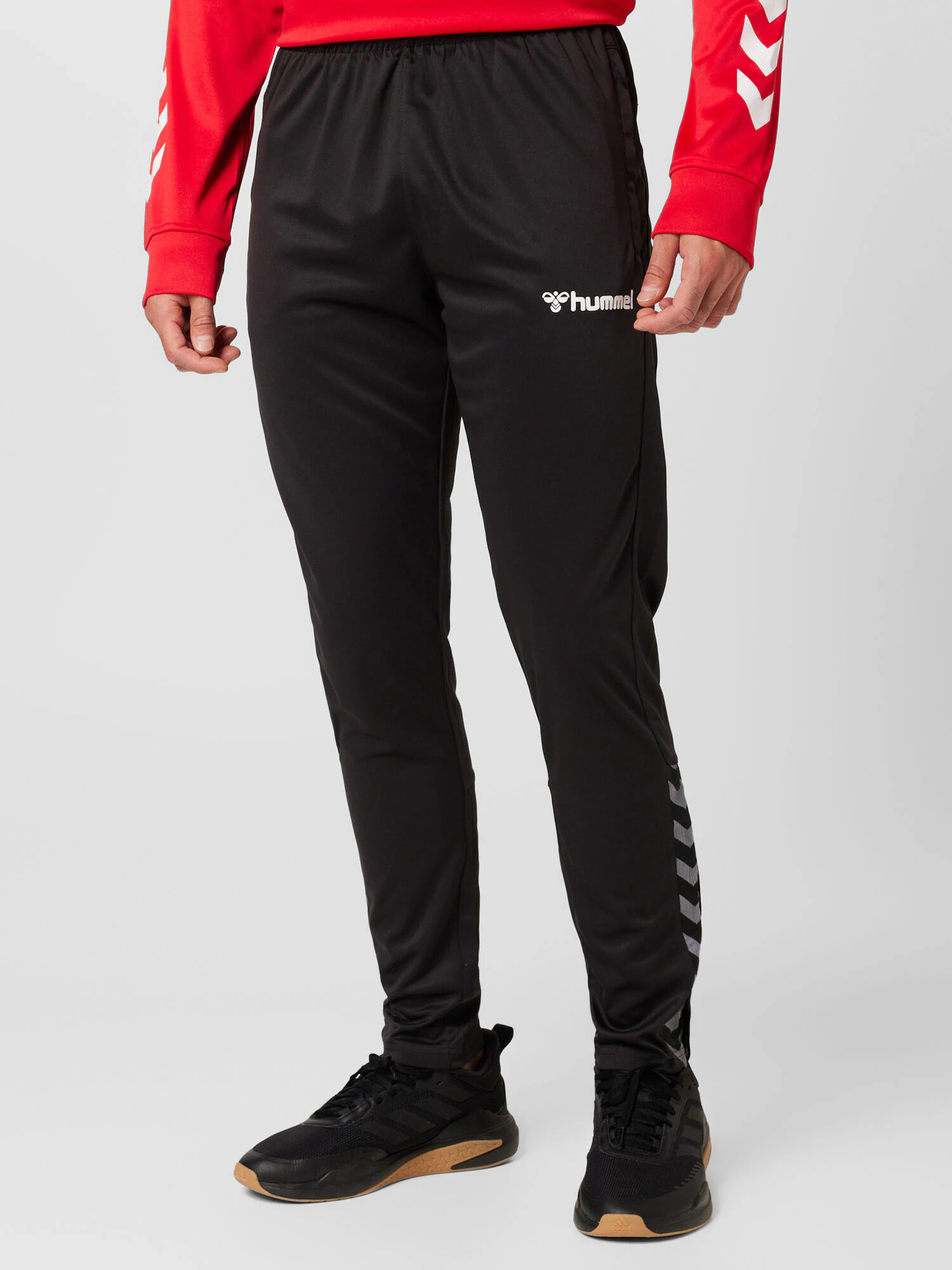 Hummel Pantaloni sport 'AUTHENTIC' gri / negru / alb - Pled.ro