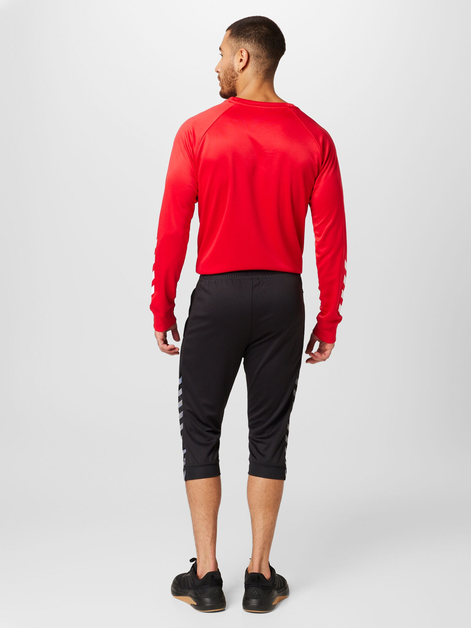 Hummel Pantaloni sport gri / negru / alb - Pled.ro