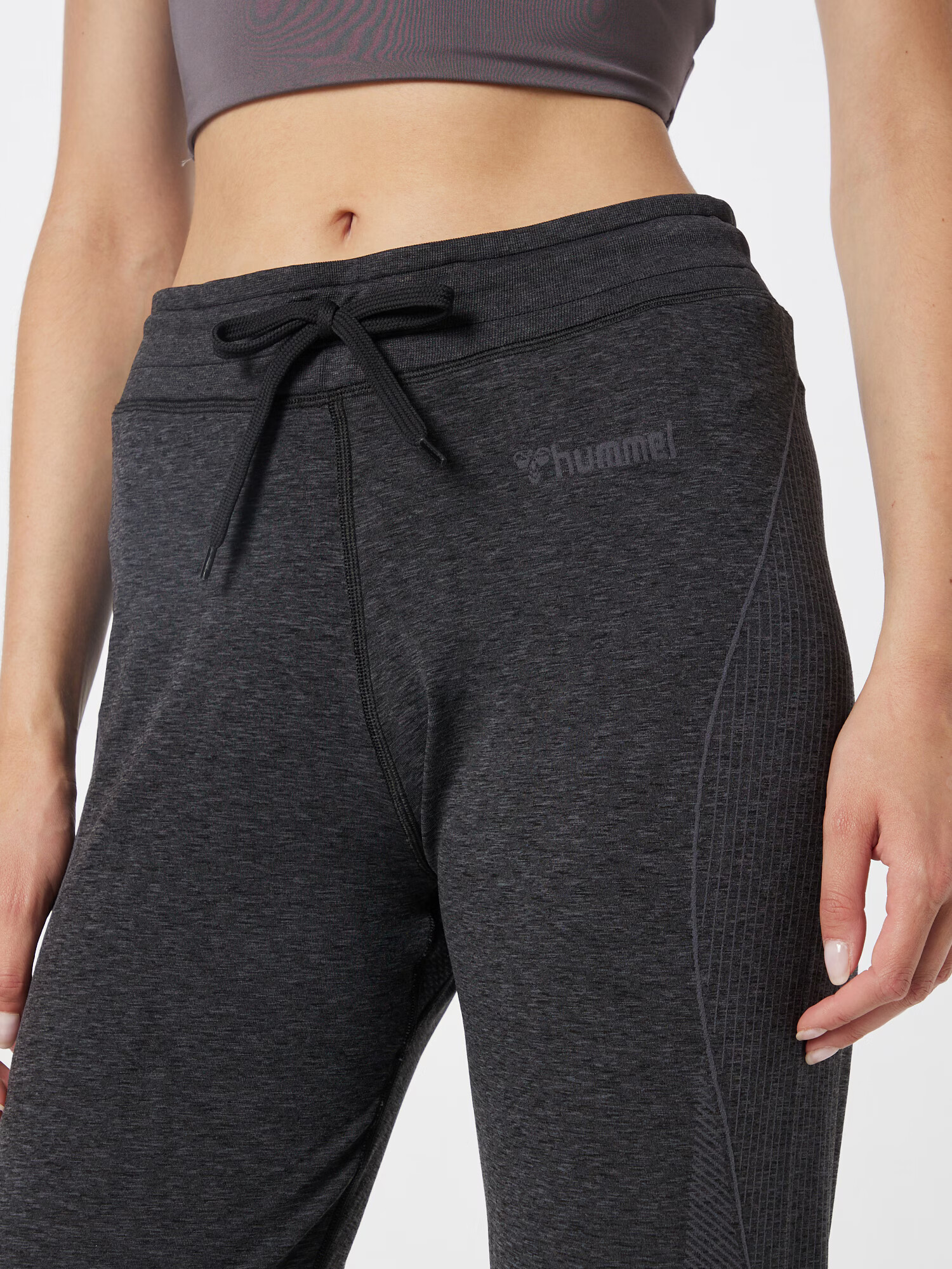 Hummel Pantaloni sport 'HANA' gri închis / negru - Pled.ro