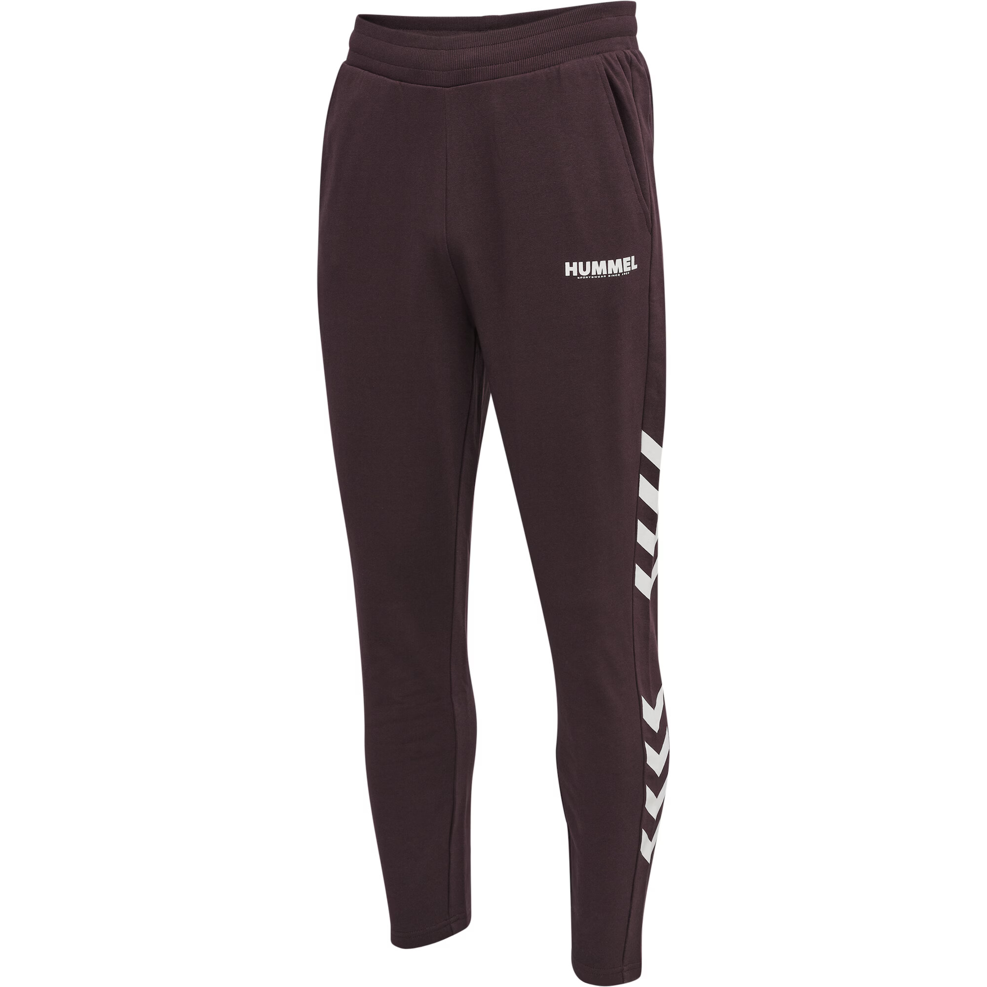 Hummel Pantaloni sport 'Legacy' ciocolatiu / alb - Pled.ro