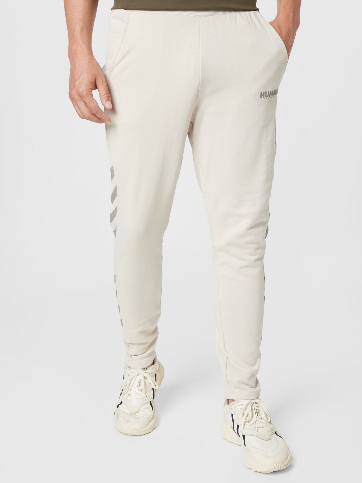 Hummel Pantaloni sport 'Legacy' crem / gri - Pled.ro