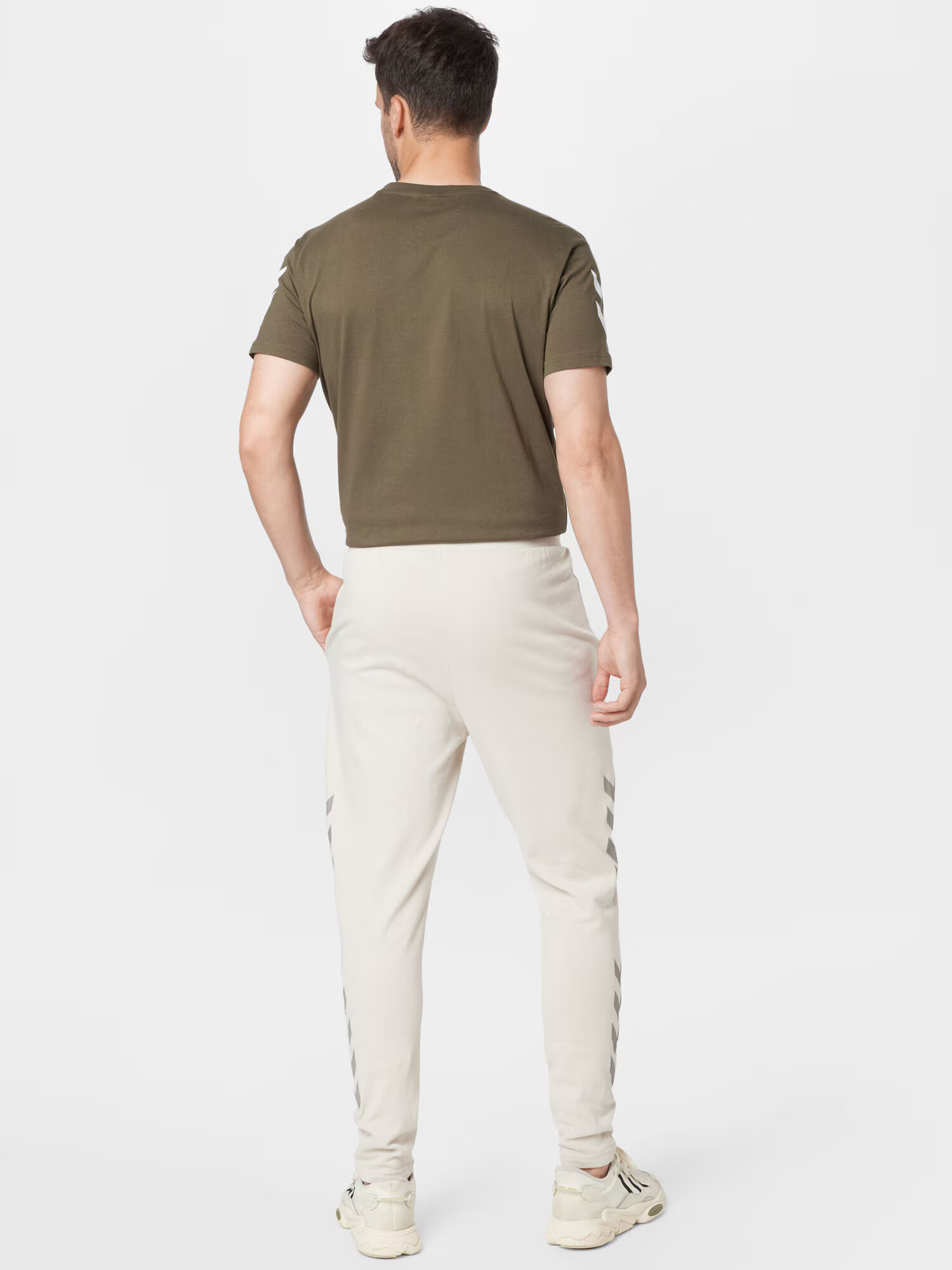 Hummel Pantaloni sport 'Legacy' crem / gri - Pled.ro