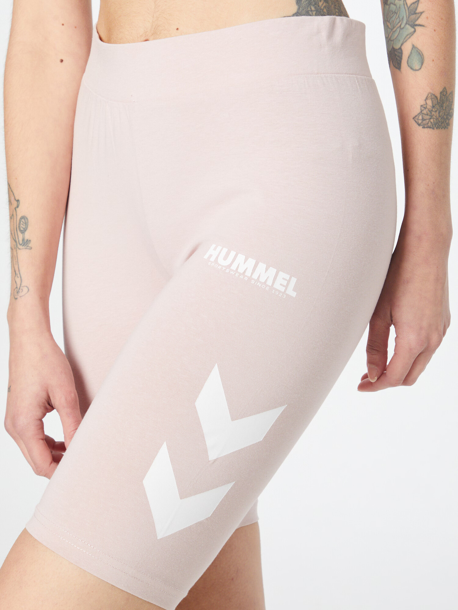 Hummel Pantaloni sport 'Legacy' roz pudră / alb - Pled.ro