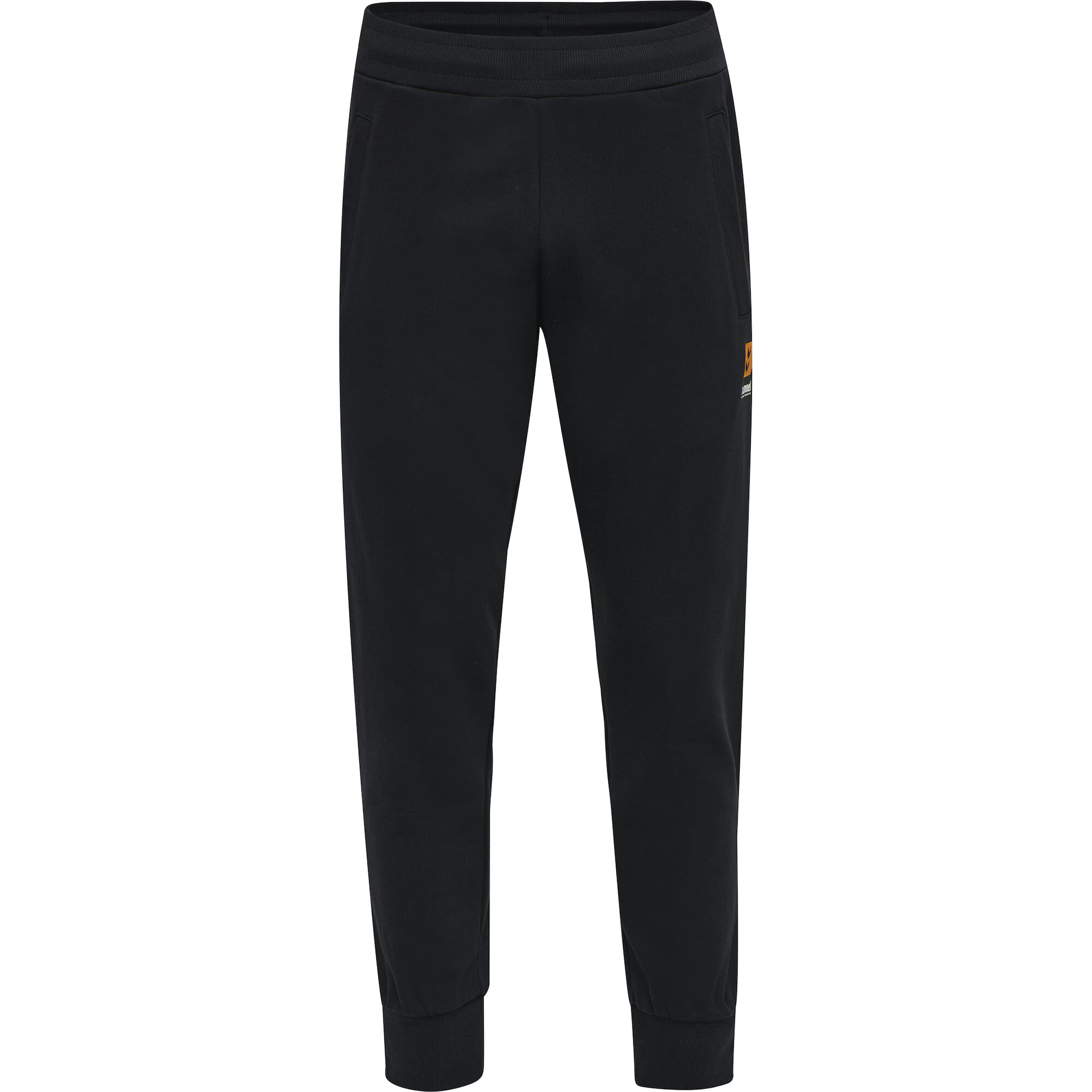 Hummel Pantaloni sport 'Liam' gri deschis / portocaliu / negru - Pled.ro