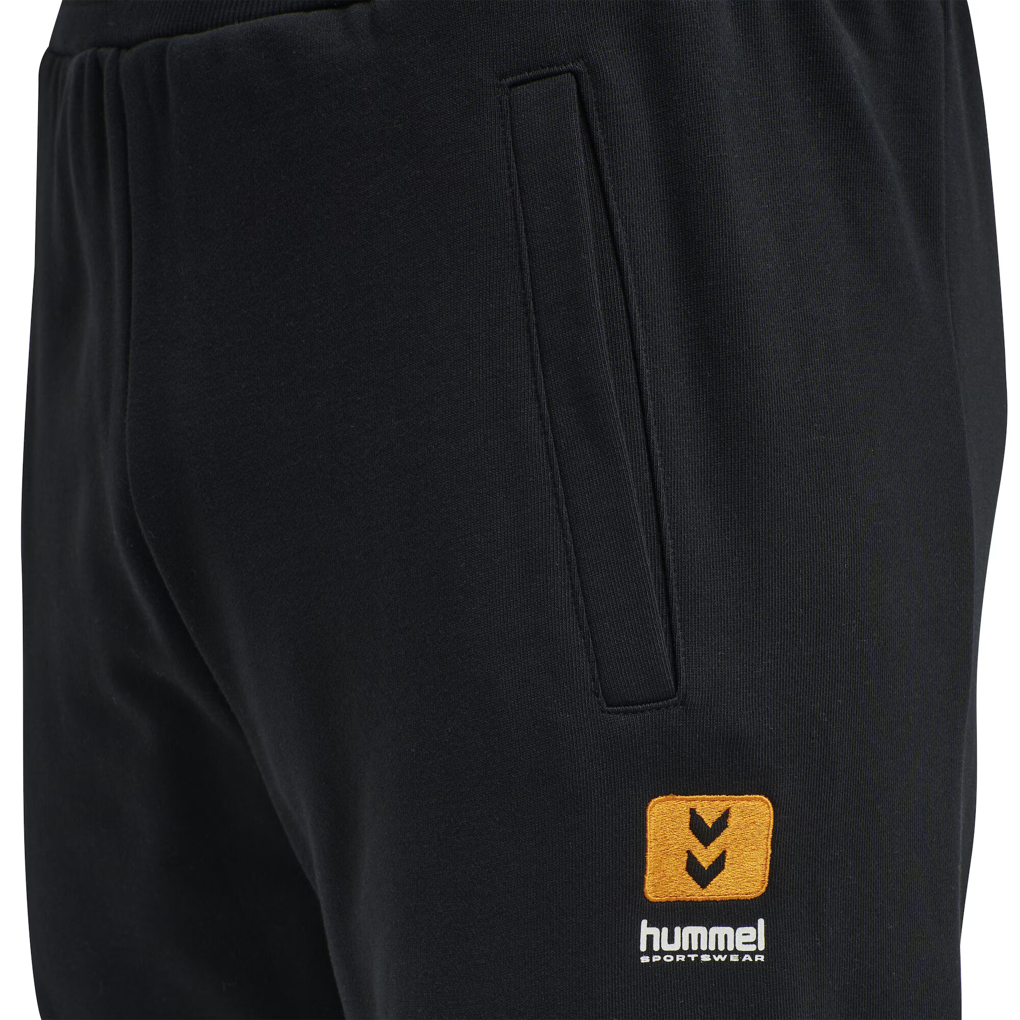 Hummel Pantaloni sport 'Liam' gri deschis / portocaliu / negru - Pled.ro