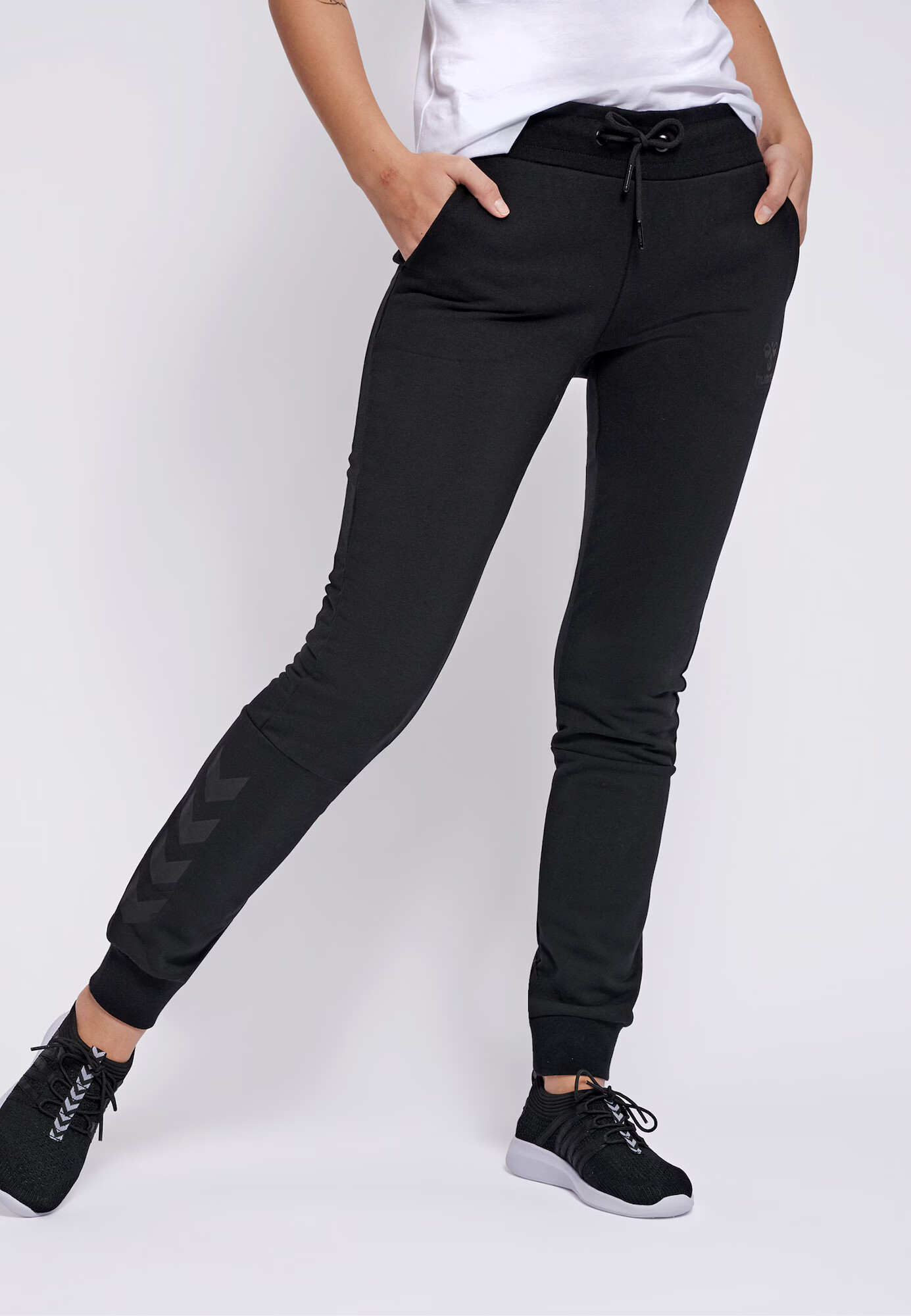 Hummel Pantaloni sport negru - Pled.ro