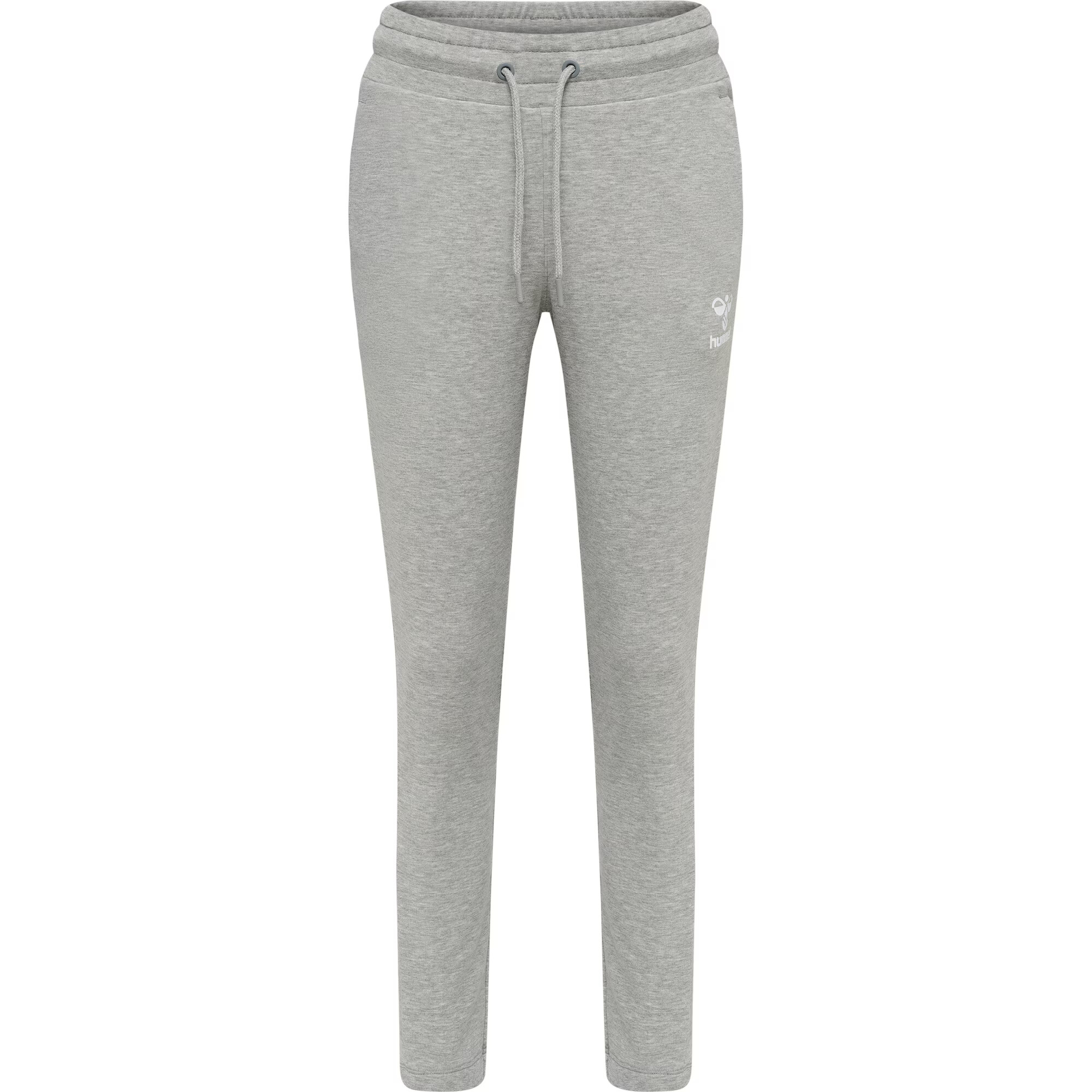 Hummel Pantaloni sport 'Noni 2.0' gri amestecat / alb - Pled.ro