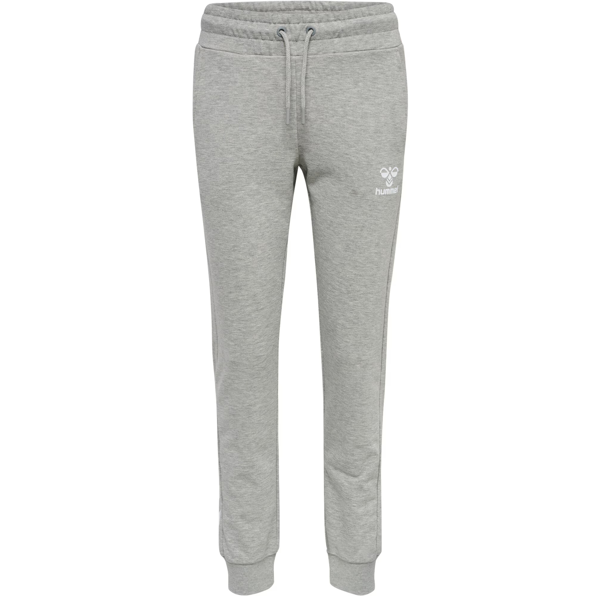 Hummel Pantaloni sport 'Noni 2.0' gri amestecat / alb - Pled.ro