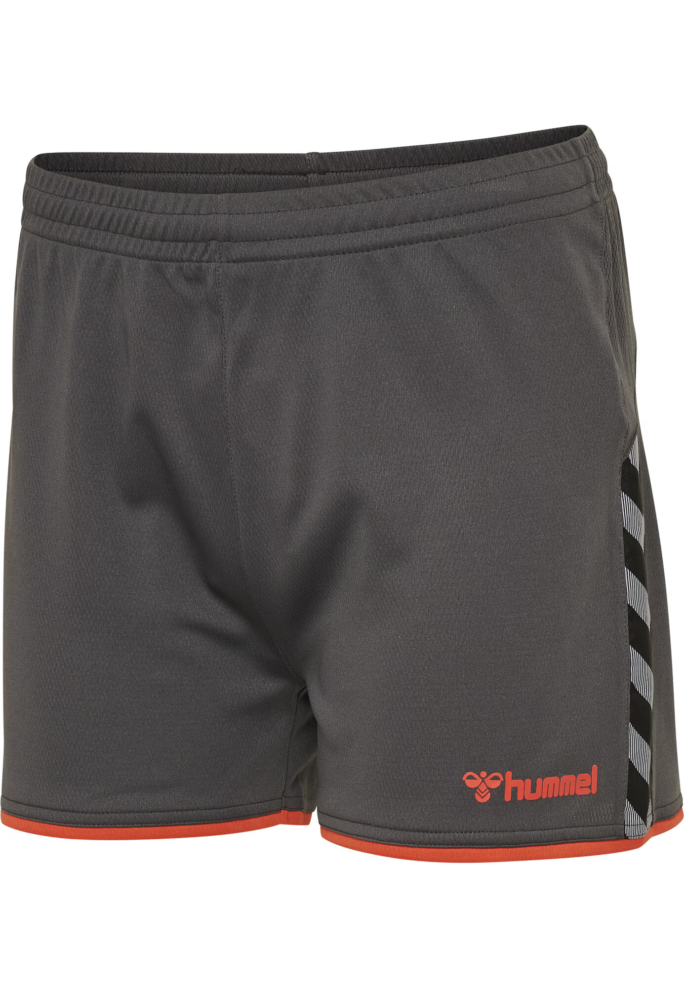 Hummel Pantaloni sport 'Poly' gri amestecat / roșu / negru - Pled.ro