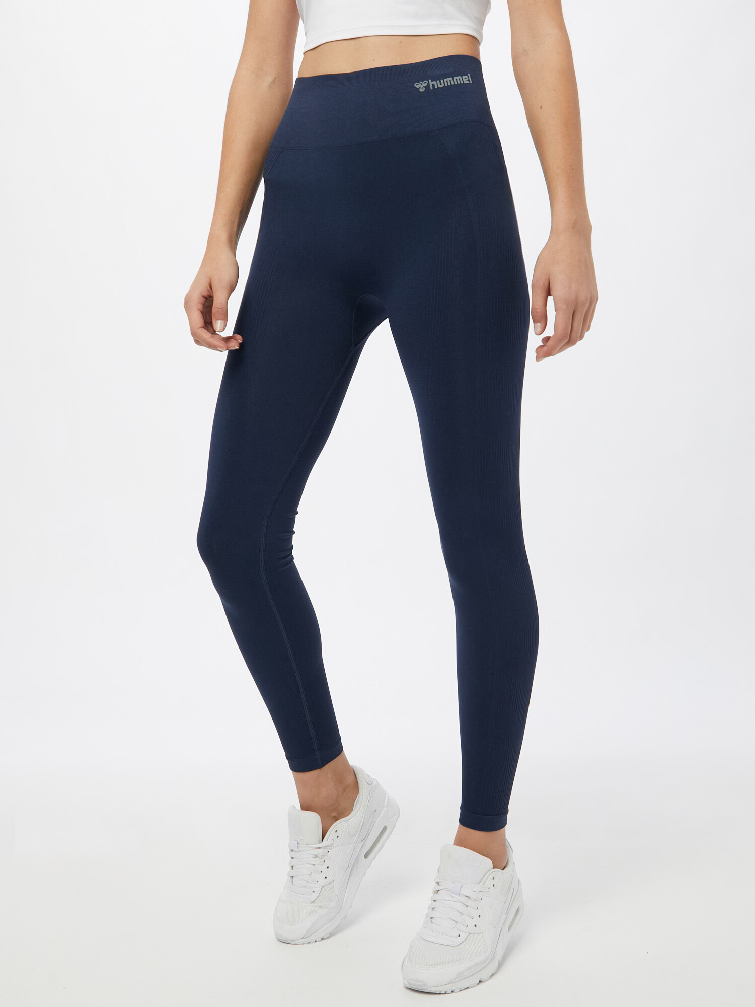 Hummel Pantaloni sport 'Tif' albastru închis / gri - Pled.ro