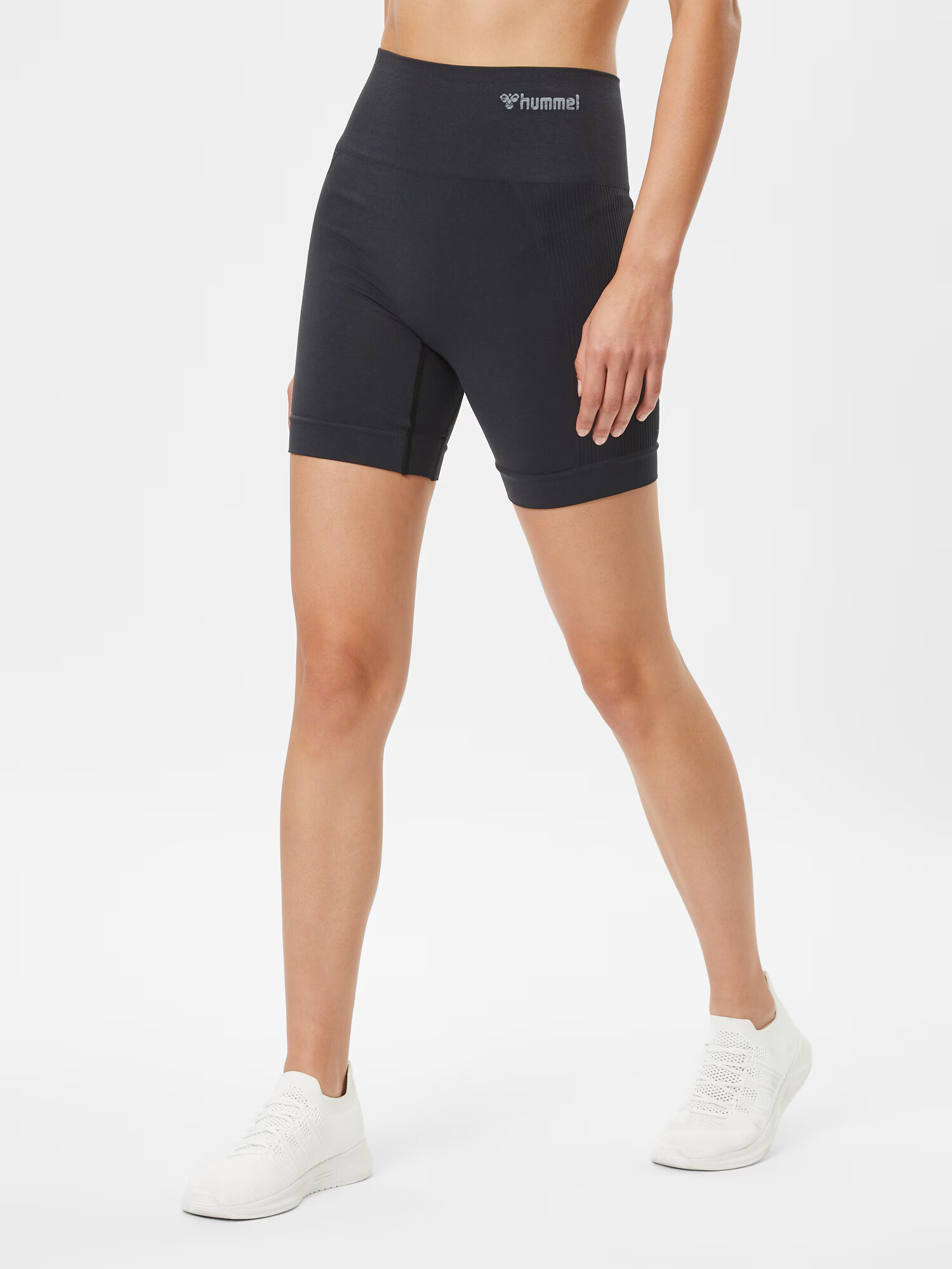 Hummel Pantaloni sport 'Tif' gri / negru / alb - Pled.ro