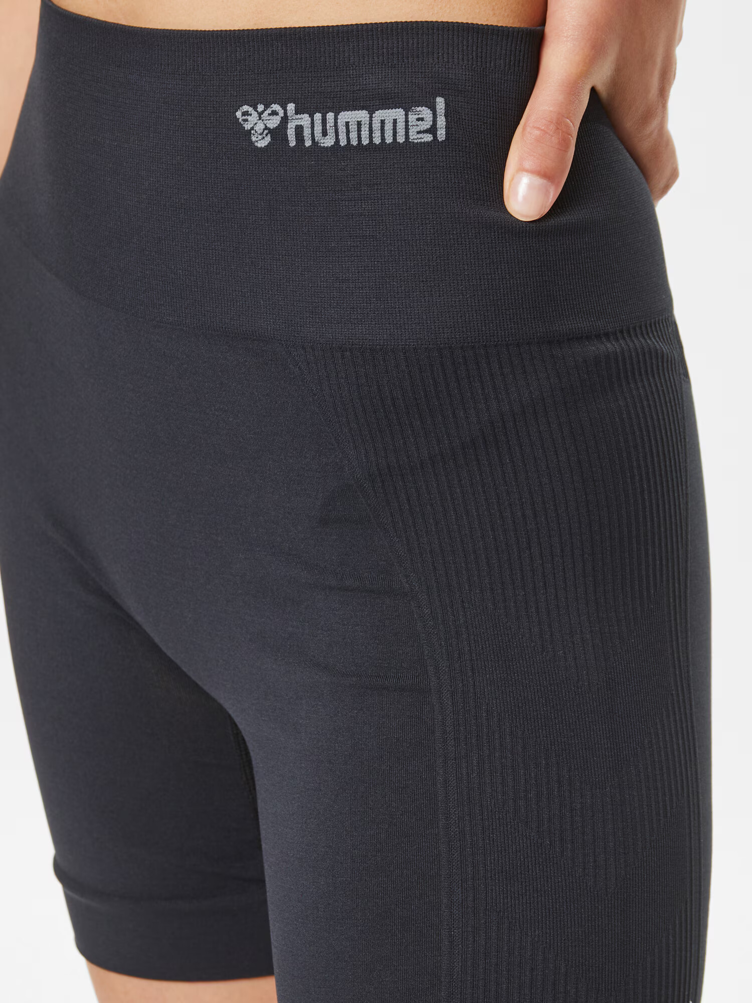 Hummel Pantaloni sport 'Tif' gri / negru / alb - Pled.ro