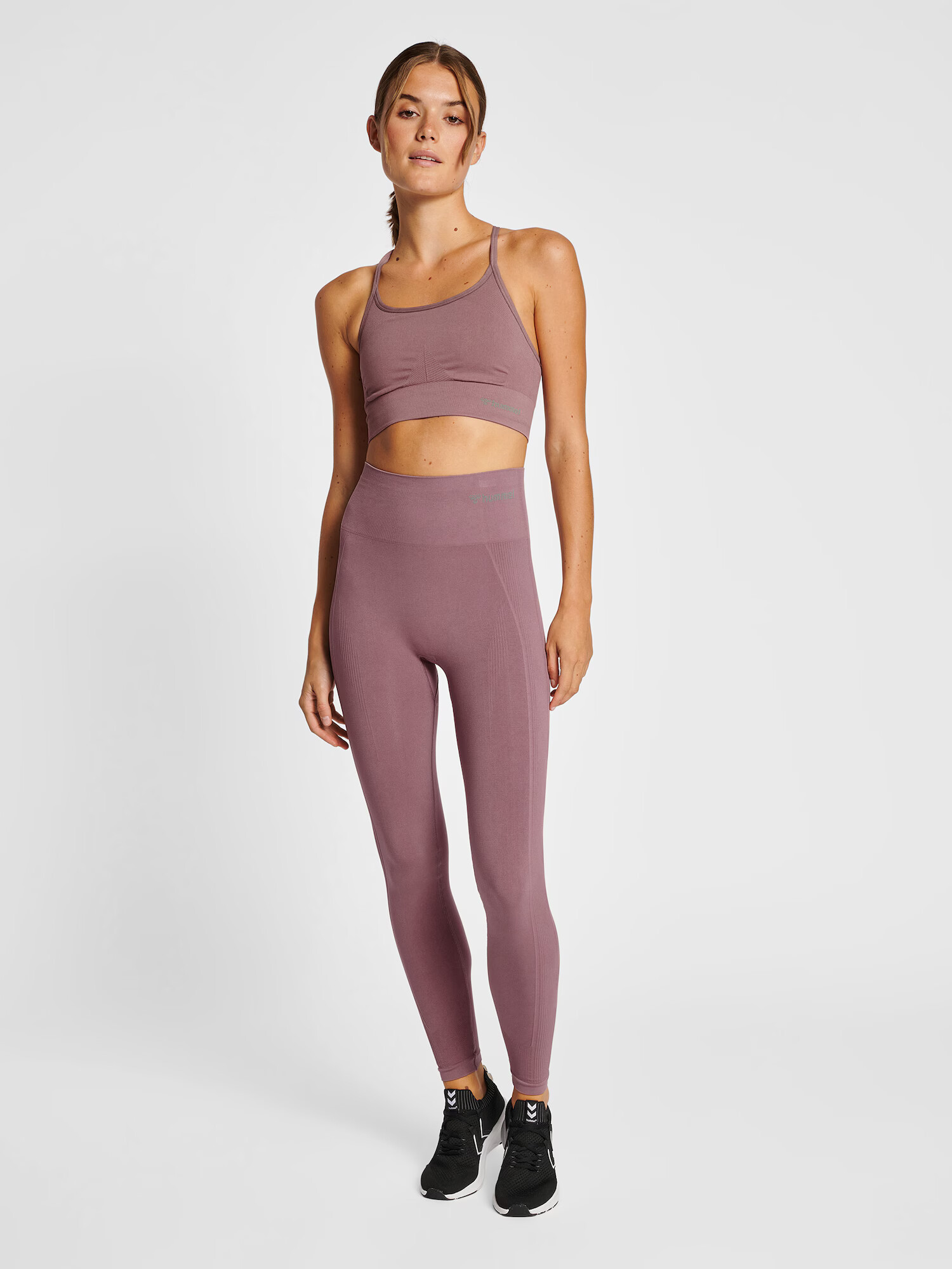 Hummel Pantaloni sport 'Tif' roșu-violet / negru - Pled.ro