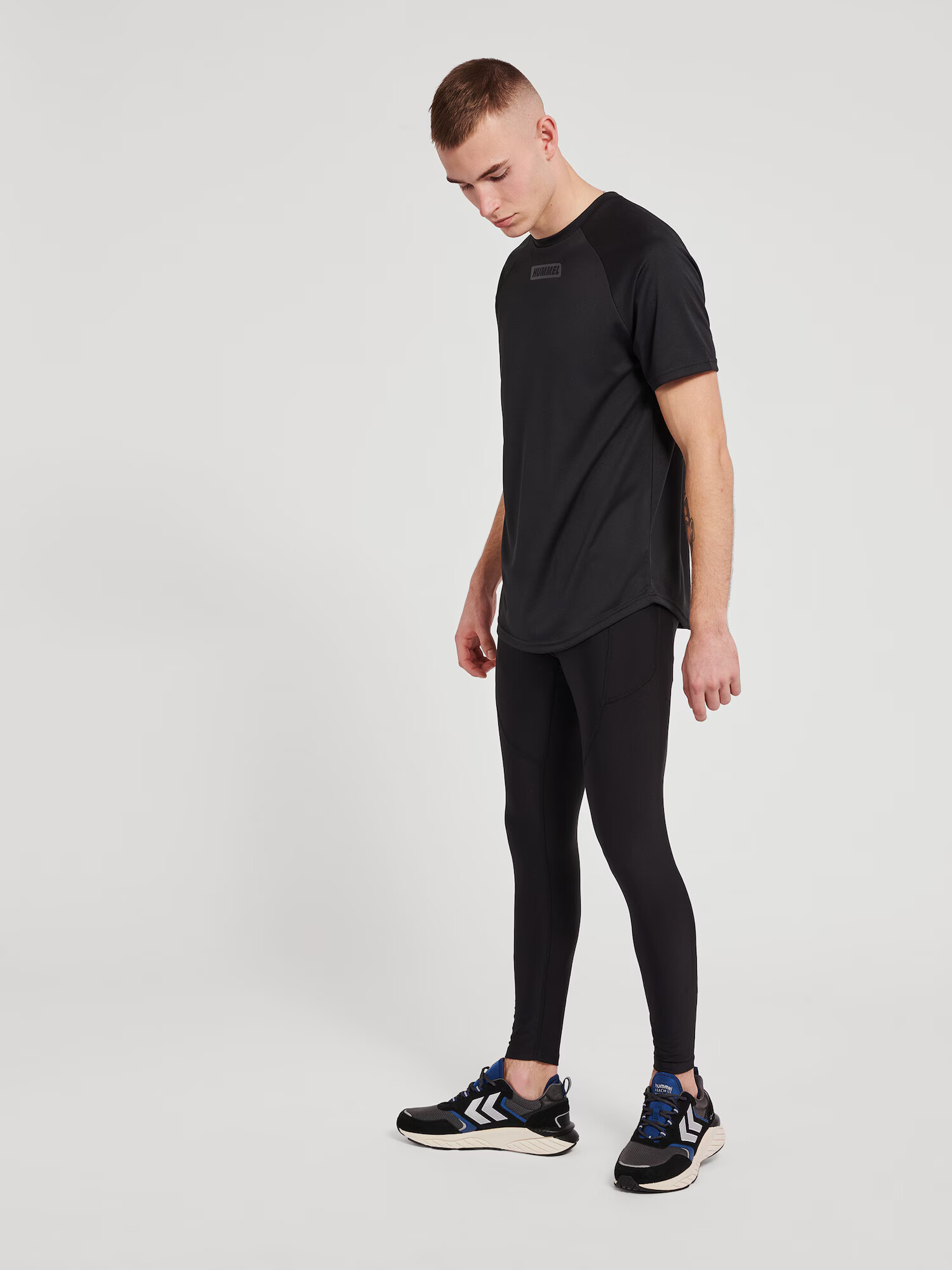 Hummel Pantaloni sport 'Topaz' gri / negru / alb - Pled.ro