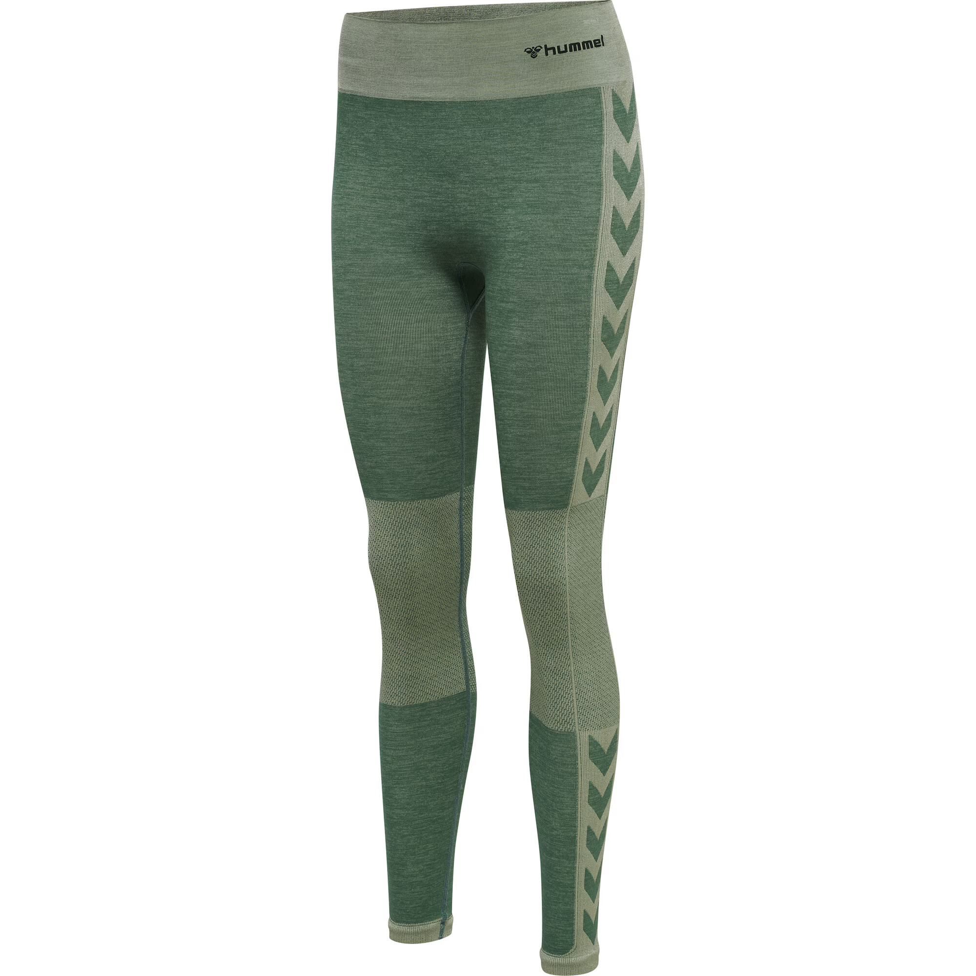 Hummel Pantaloni sport verde / verde închis / negru - Pled.ro