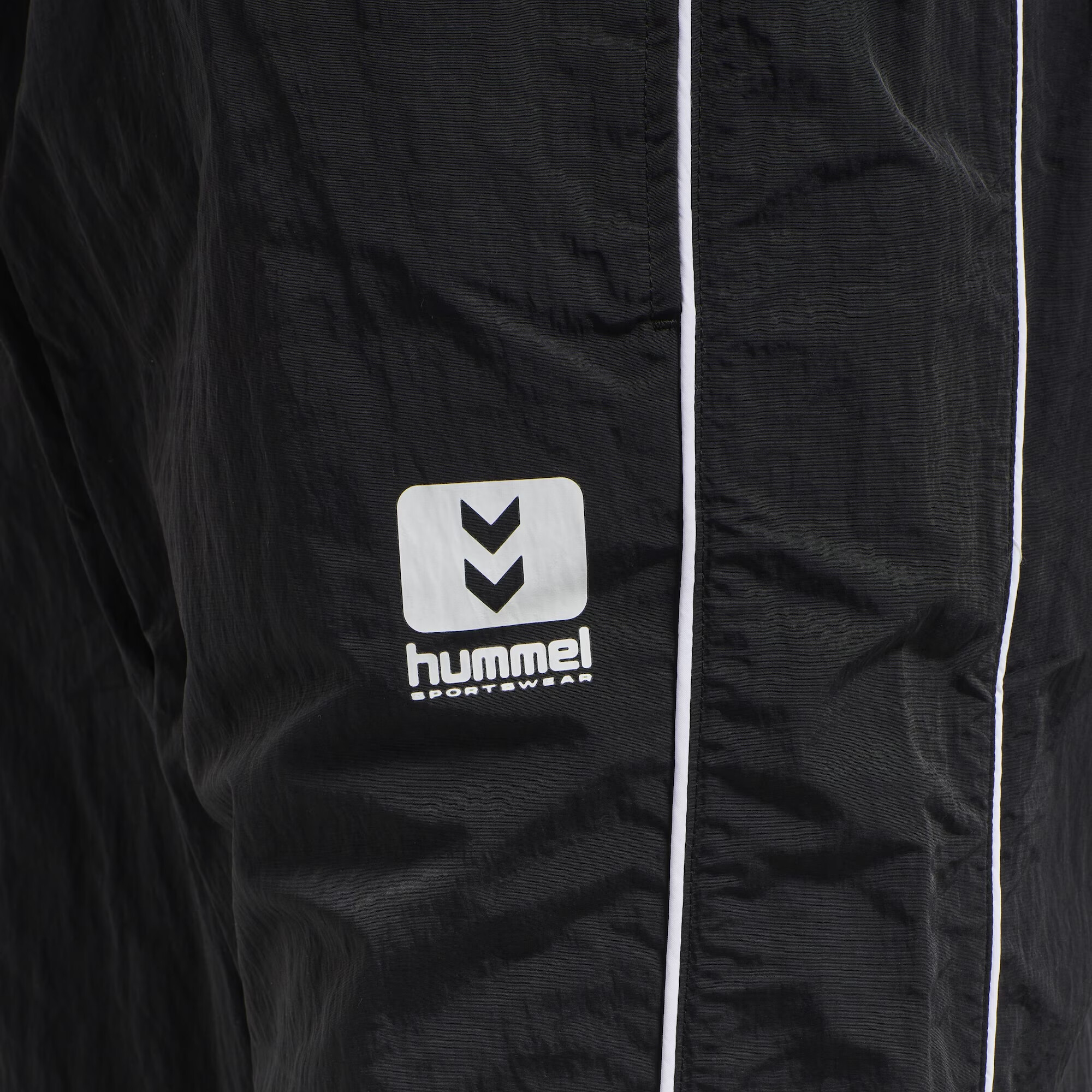 Hummel Pantaloni sport 'Walter' negru / alb - Pled.ro