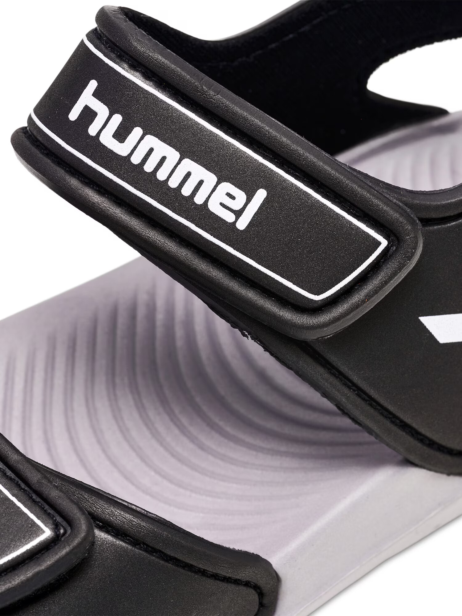 Hummel Pantofi deschiși 'Playa' gri deschis / negru / alb - Pled.ro