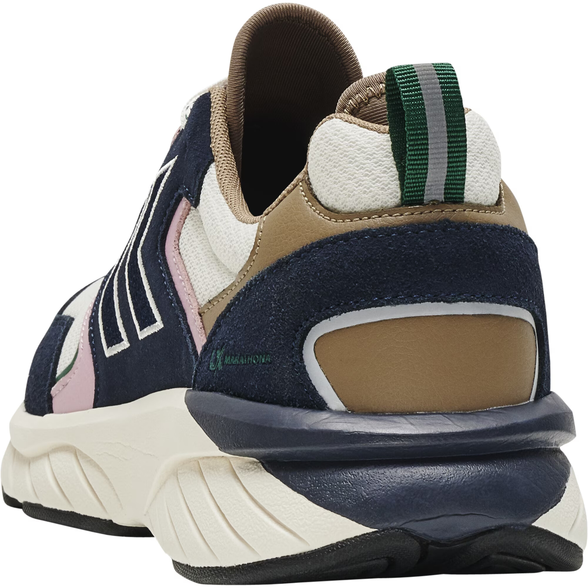 Hummel Pantofi sport 'Marathona Reach' albastru închis / maro deschis / verde deschis / alb - Pled.ro