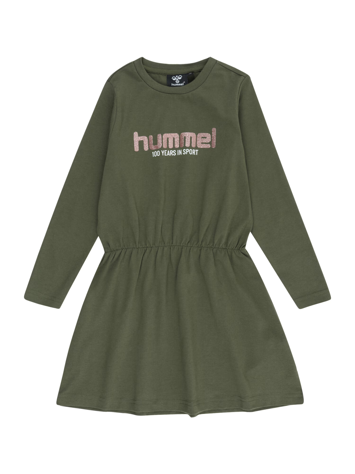 Hummel Rochie 'FREYA' verde închis / rosé / alb - Pled.ro